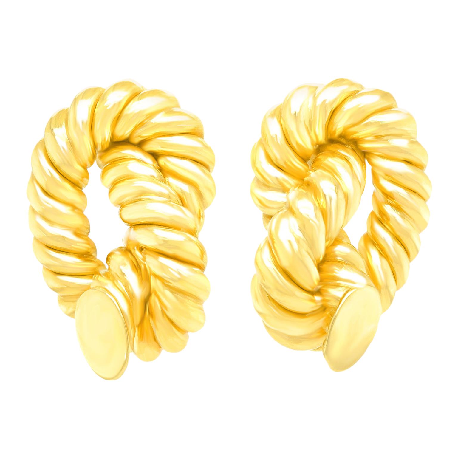 Iconic Gold Rope Earrings