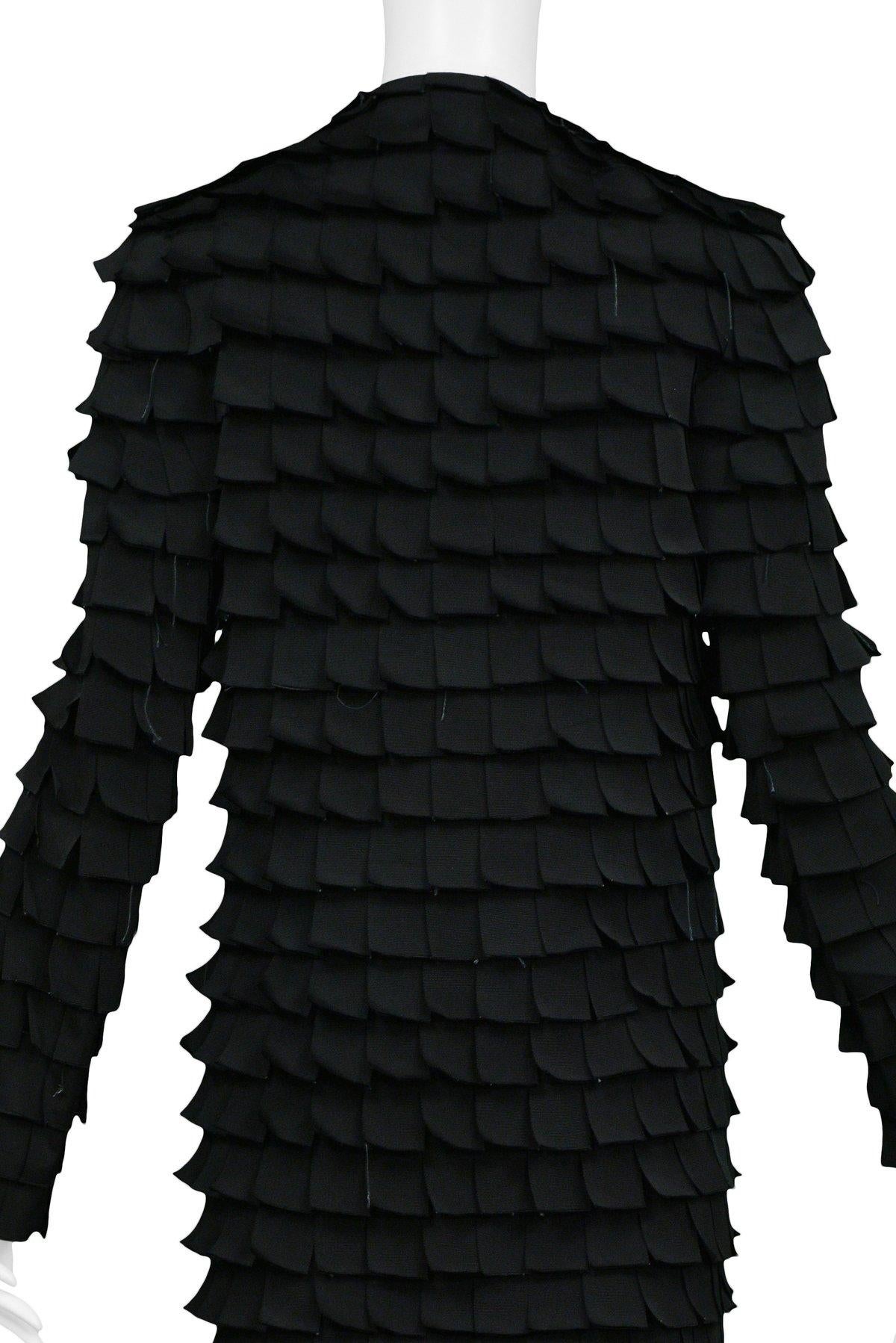 Manteau de défilé Icci By Tom Ford Tab noir 2001 en vente 1