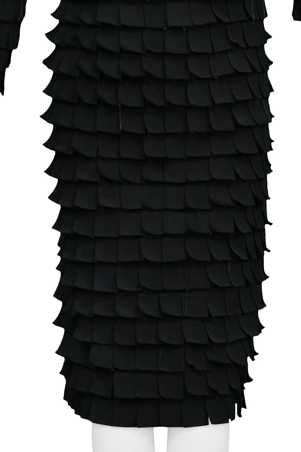 Manteau de défilé Icci By Tom Ford Tab noir 2001 en vente 2