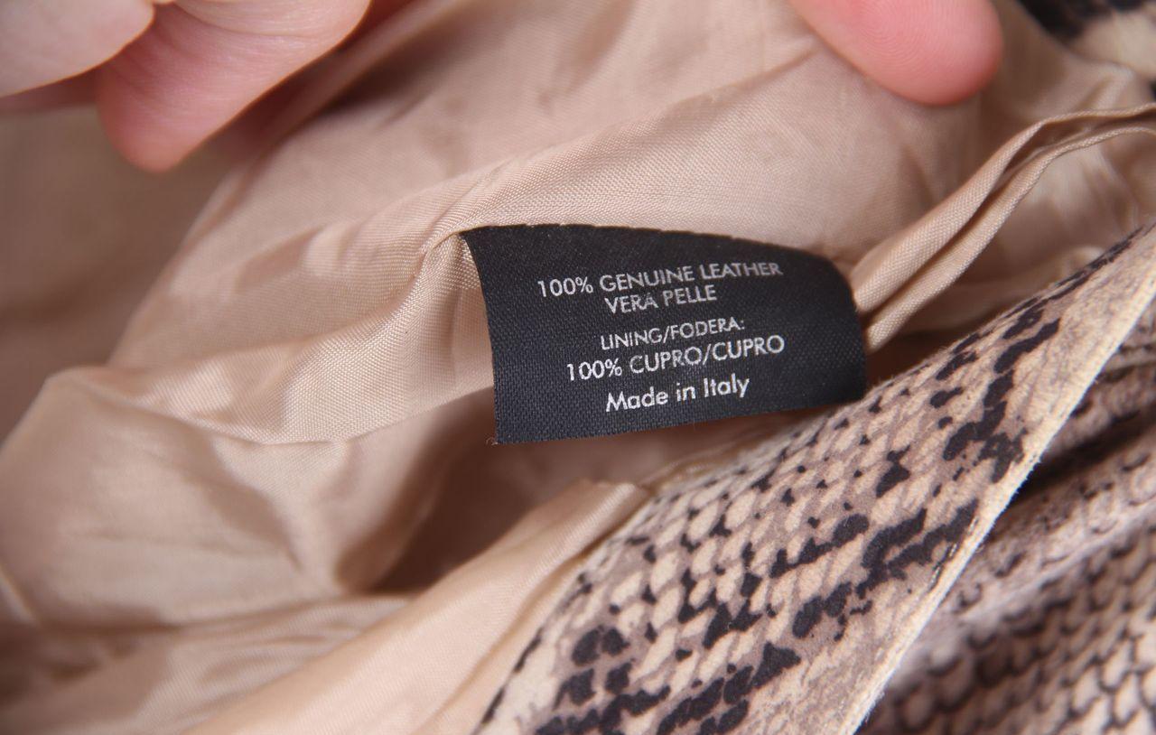 SS 2000 GUCCİ by Tom Ford phyton print pants runway  Iconic For Sale 3