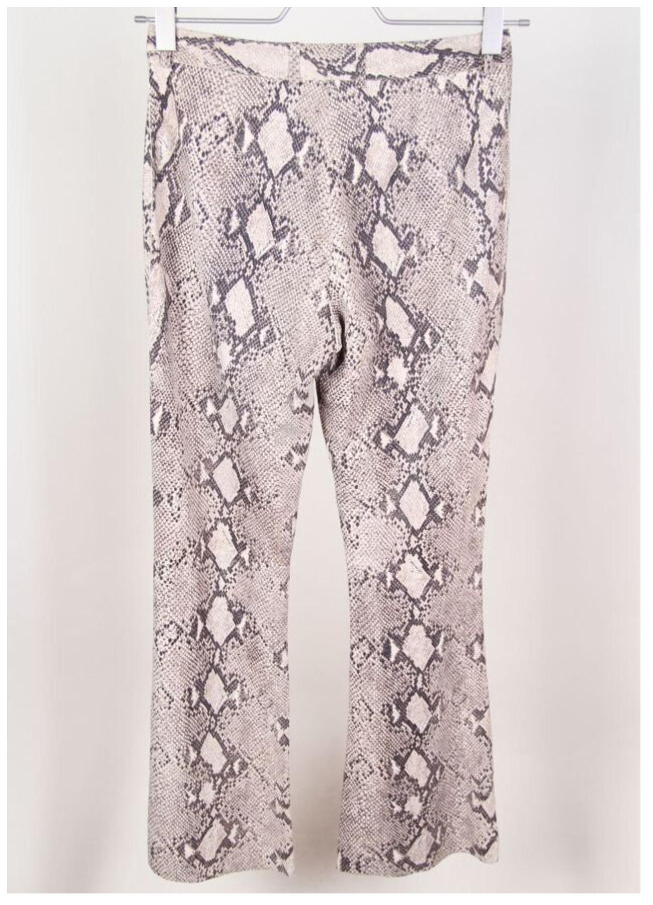 SS 2000 GUCCİ by Tom Ford phyton print pants runway  Iconic For Sale 5
