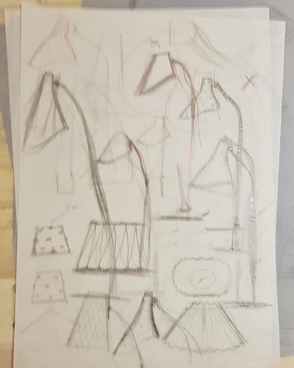 Iconica lampada da terra Gunnel Nyman Domus Academica in ottone traforato, Idman 1947 in vendita 10