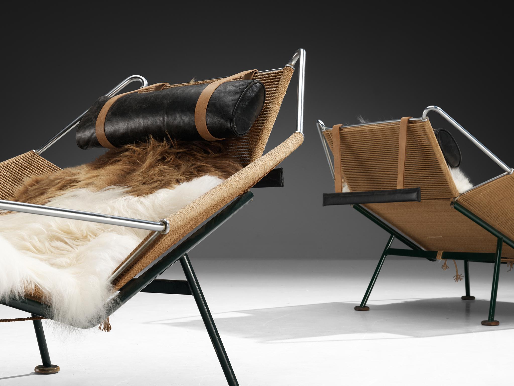 Scandinave moderne Chaises longues 