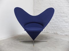 Iconic 'Heart Cone' Chair by Verner Panton for Plus Linje, 1958