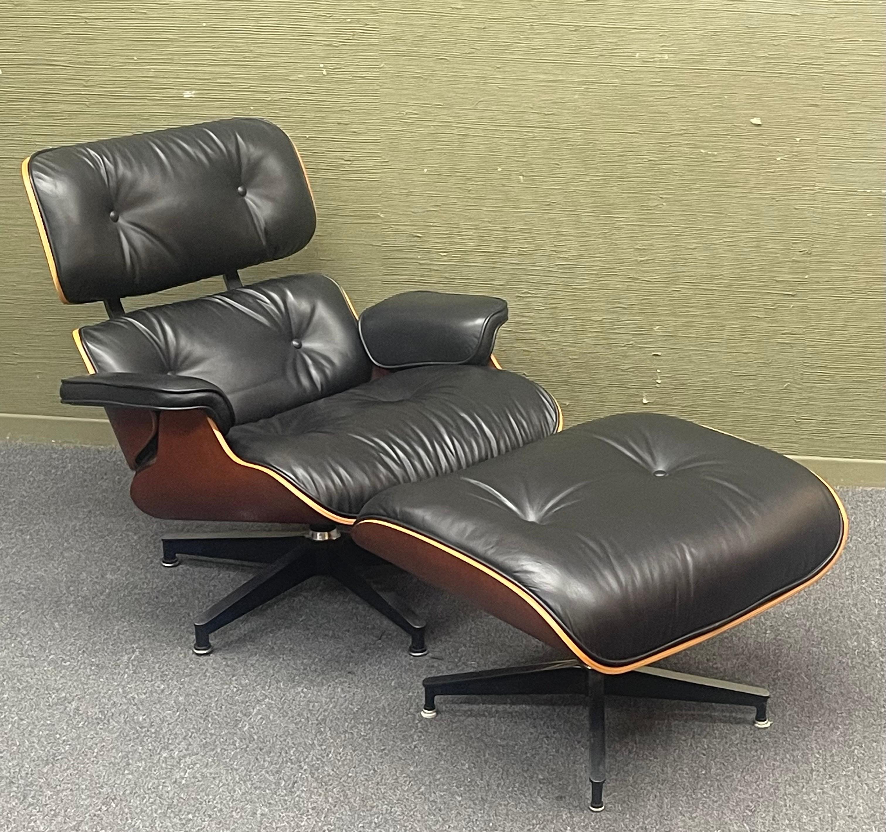 Iconic Herman Miller Eames Lounge Chair And Ottoman Model 670 And 671 