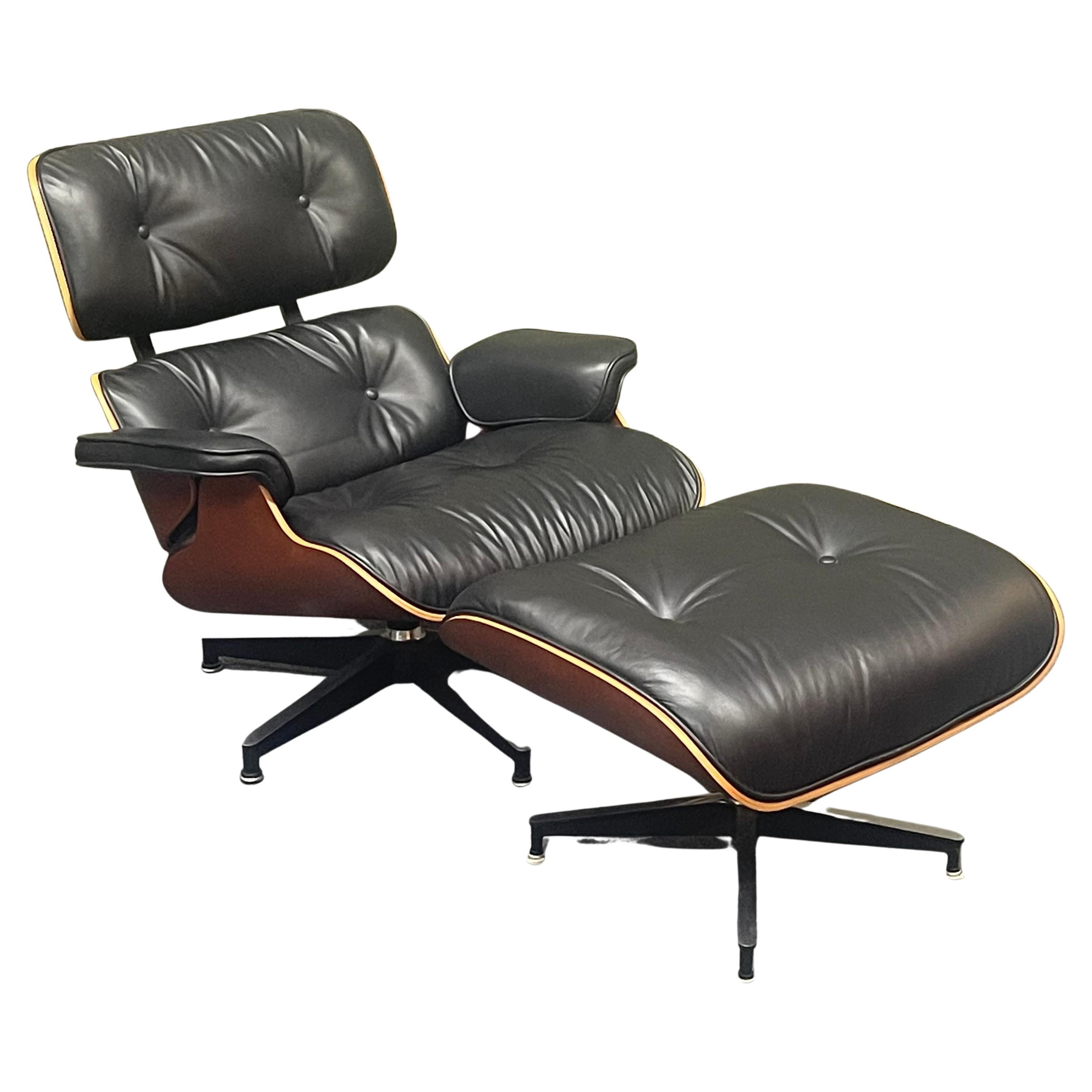 Iconic Herman Miller Eames Lounge Chair and Ottoman, Model 670 & 671