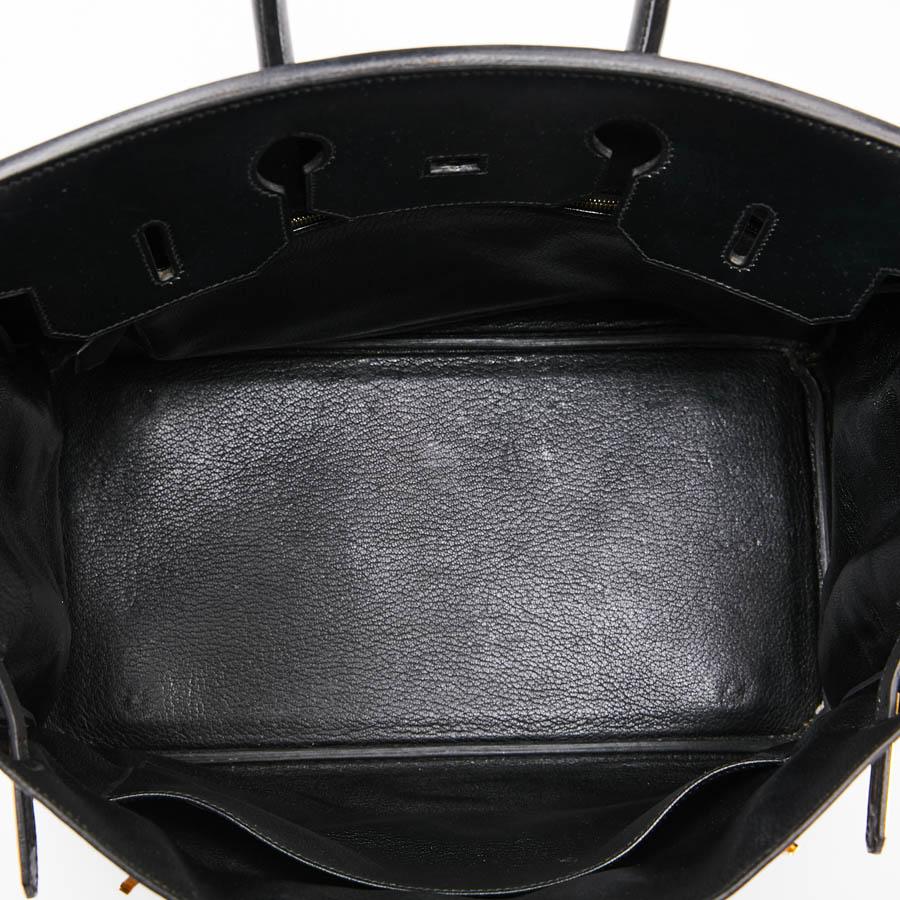 Iconic HERMES Birkin 35 in Black Box Leather 6
