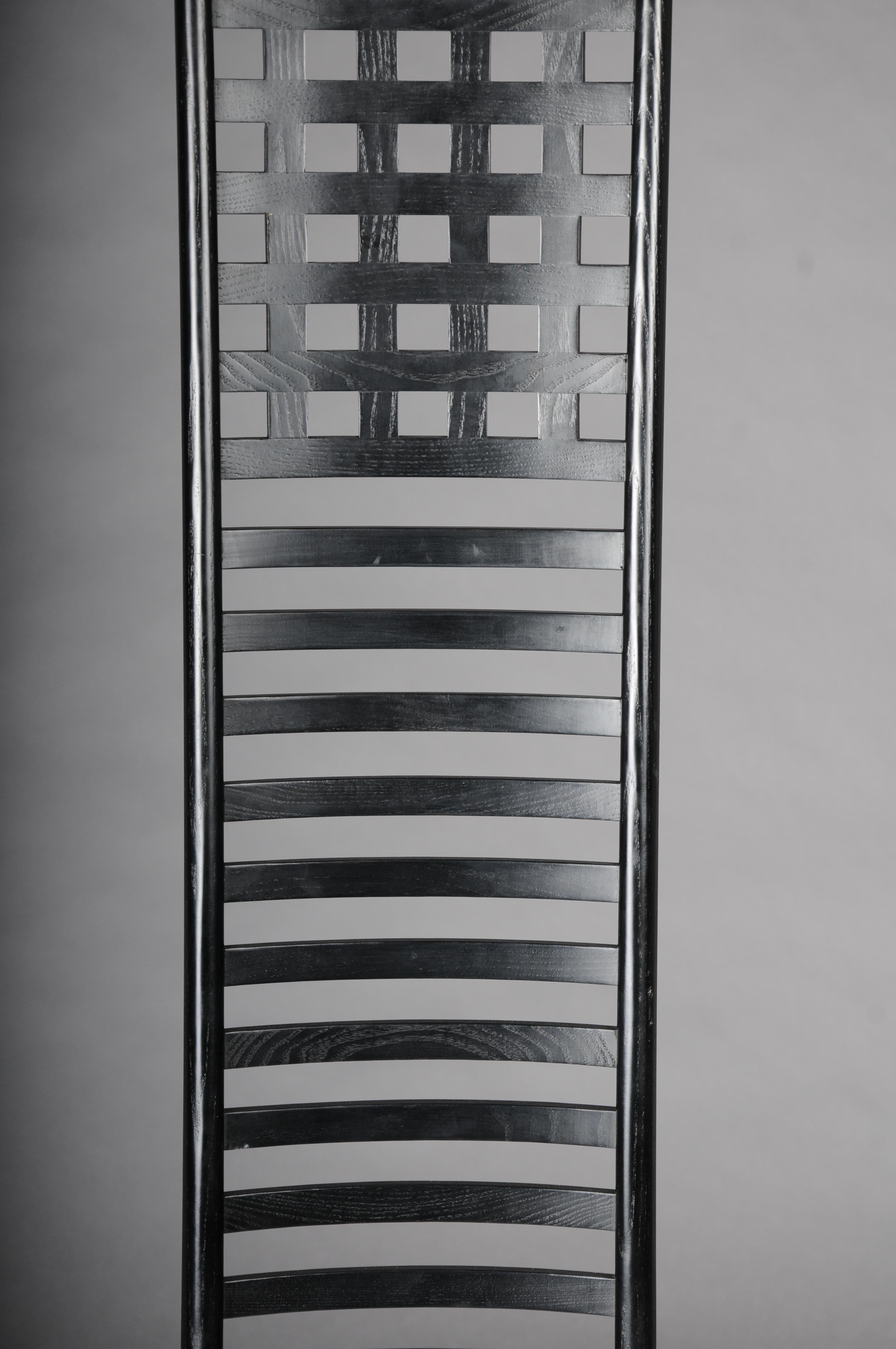 Iconic Hill House 1 Chair by Charles Rennie Mackintosh For Sale 4