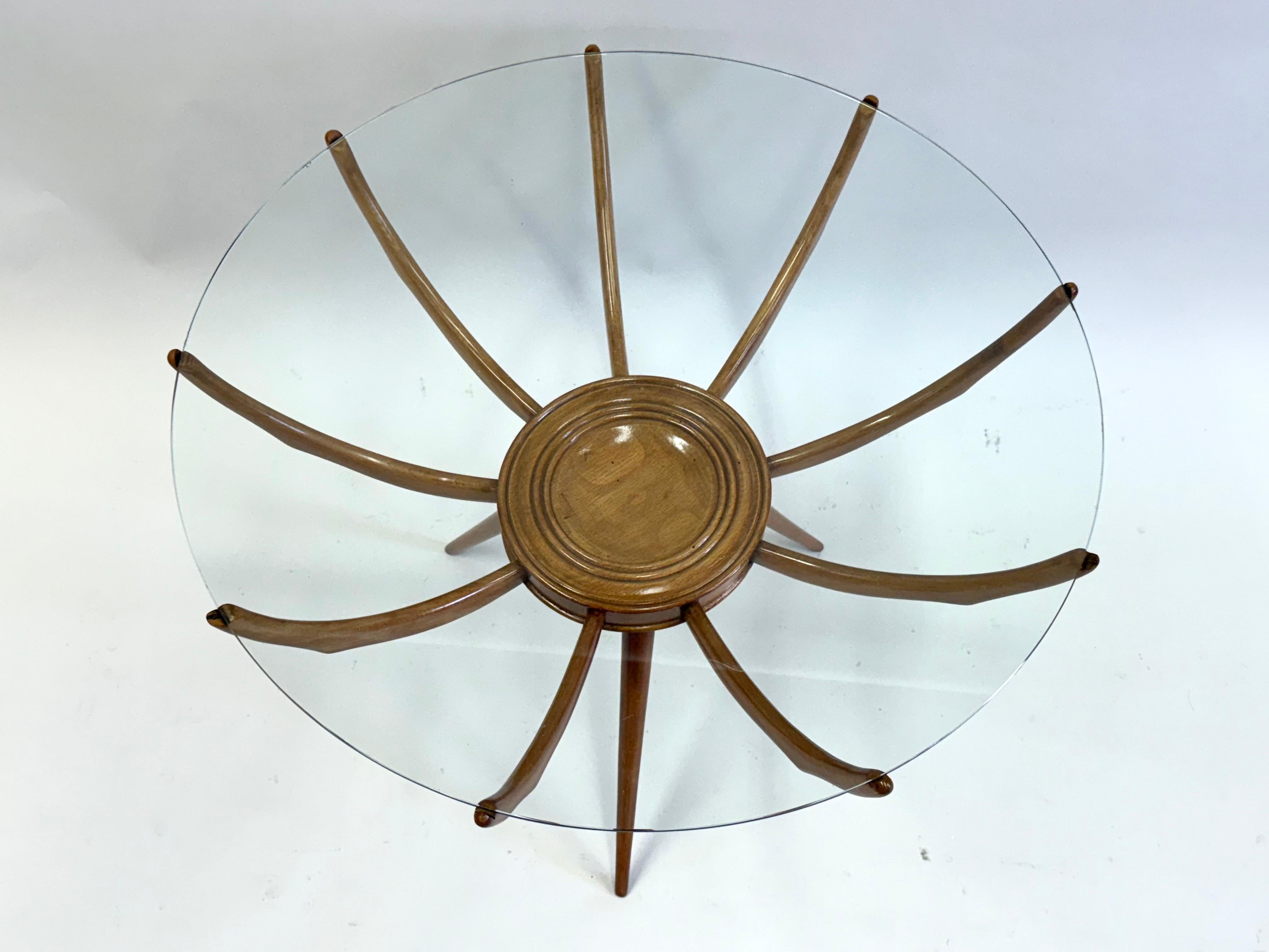 Tables d'appoint ou tables basses iconiques de Carlo di Carli, italiennes et modernes du milieu du siècle dernier. en vente 3