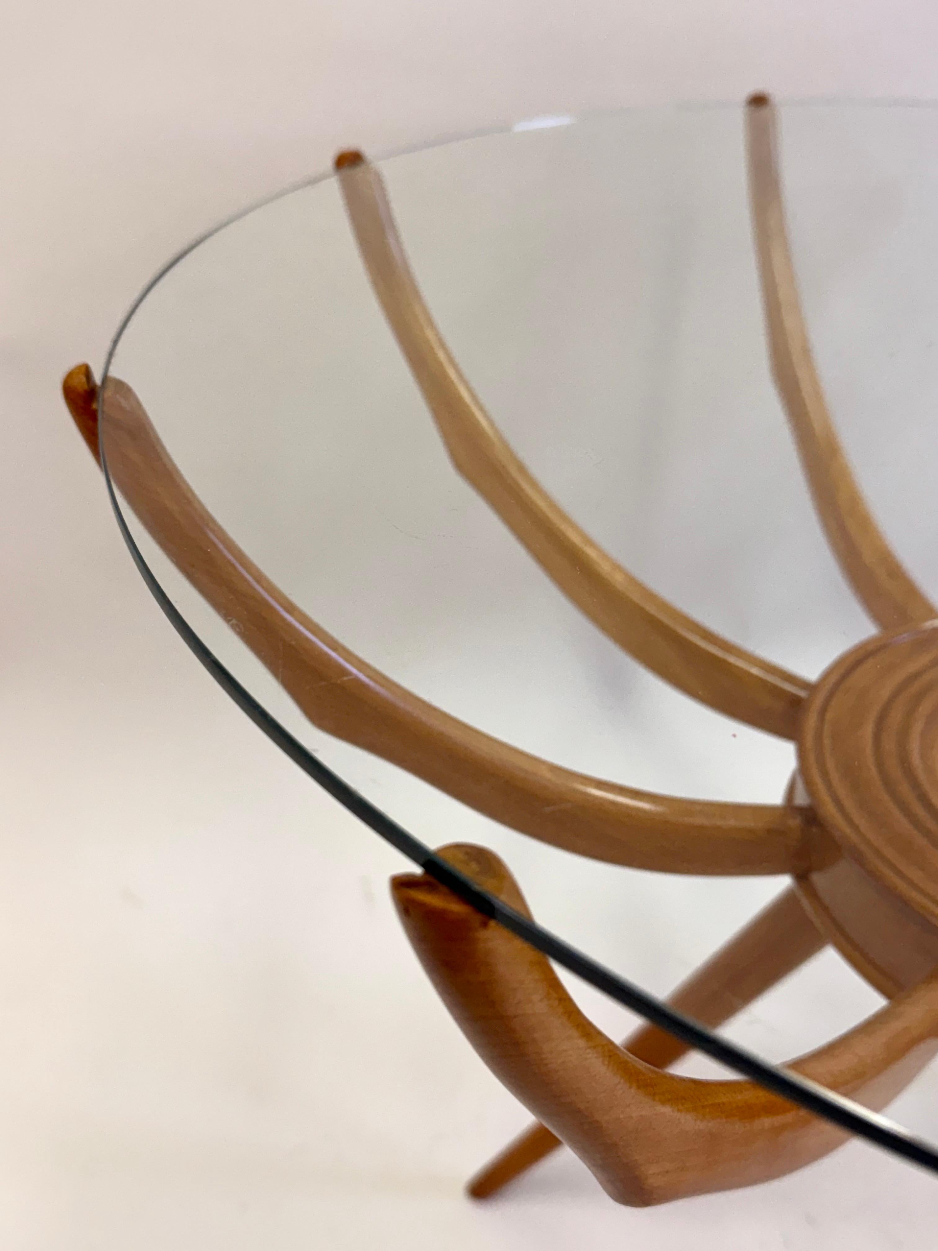 Tables d'appoint ou tables basses iconiques de Carlo di Carli, italiennes et modernes du milieu du siècle dernier. en vente 5