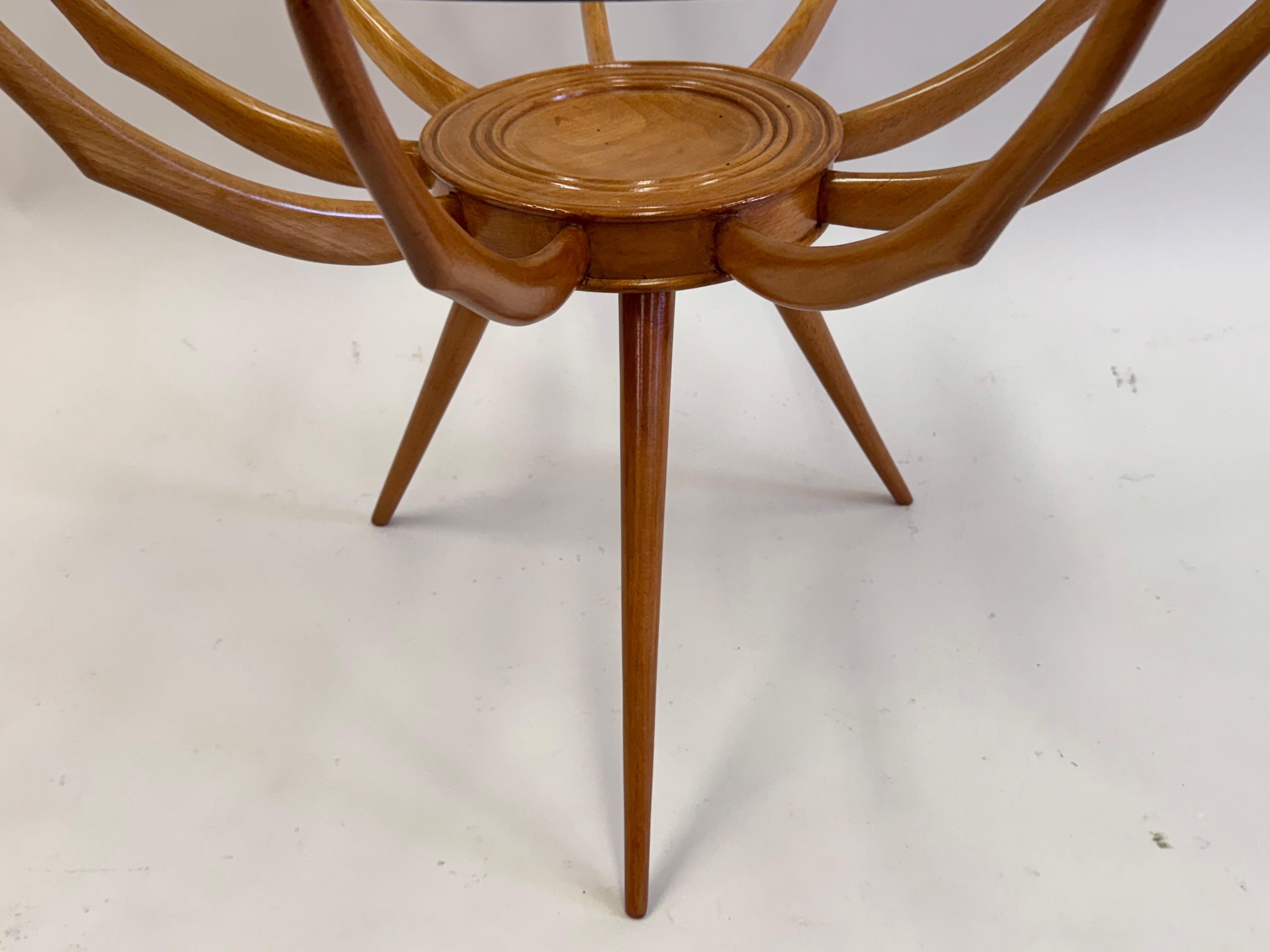 Tables d'appoint ou tables basses iconiques de Carlo di Carli, italiennes et modernes du milieu du siècle dernier. en vente 7