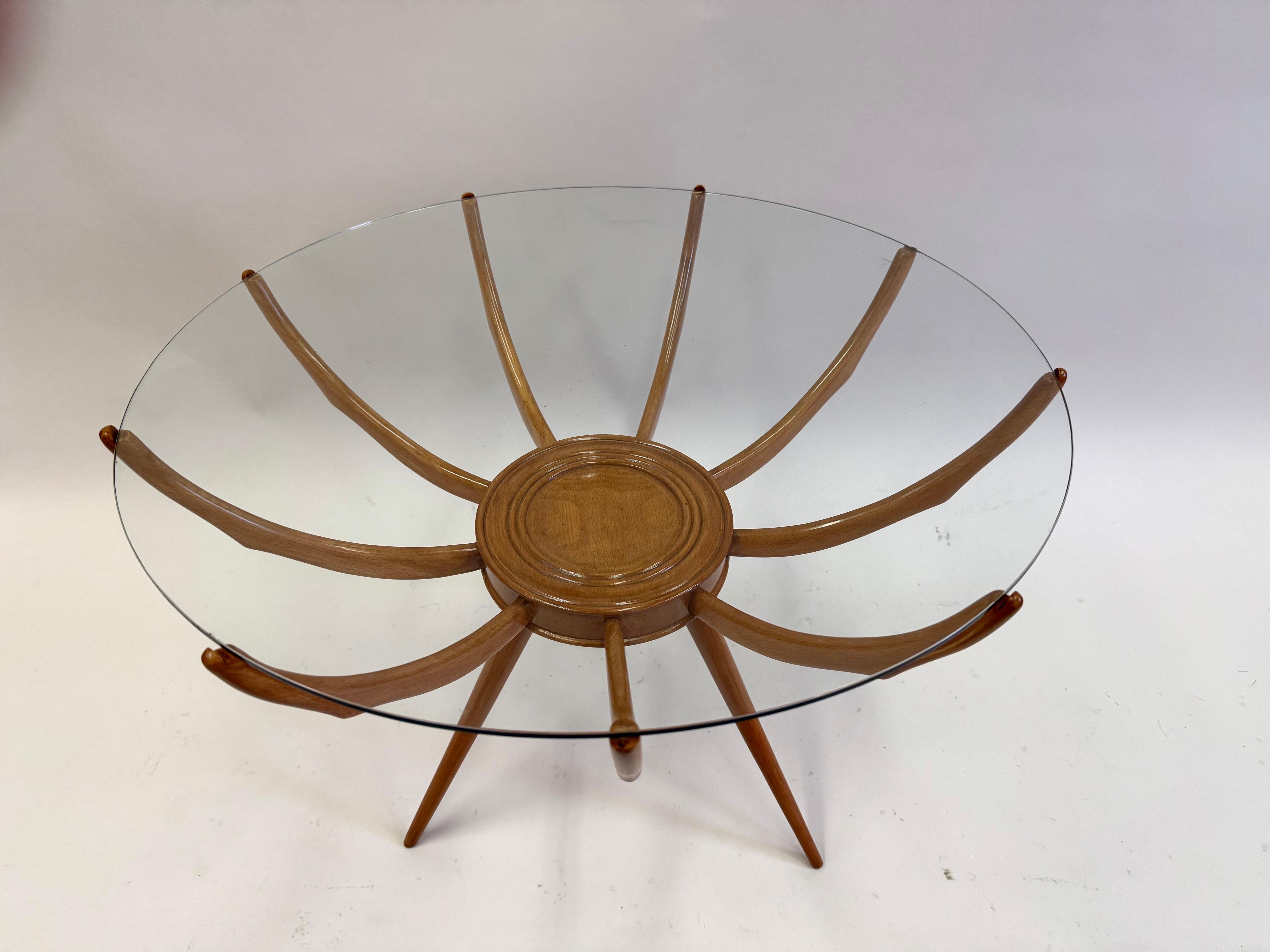 Tables d'appoint ou tables basses iconiques de Carlo di Carli, italiennes et modernes du milieu du siècle dernier. en vente 2