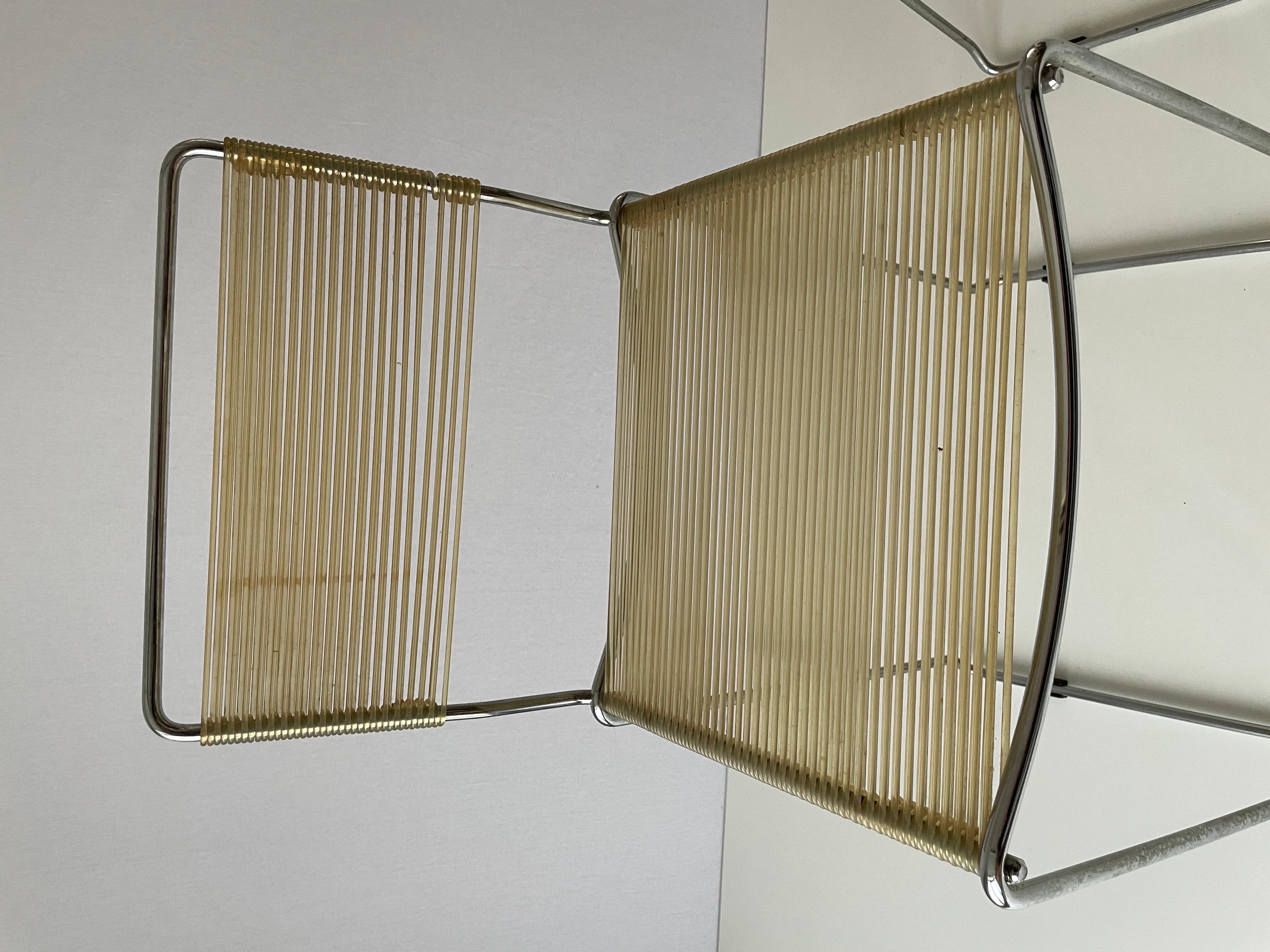 Late 20th Century Iconic Italian Spaghetti Bar Chairs, 1970s, Italy For Sale