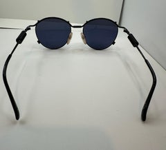 Iconic Jean Paul Gaultier Black Metal "Limited Edition" "Spring Coil" Sunglasses