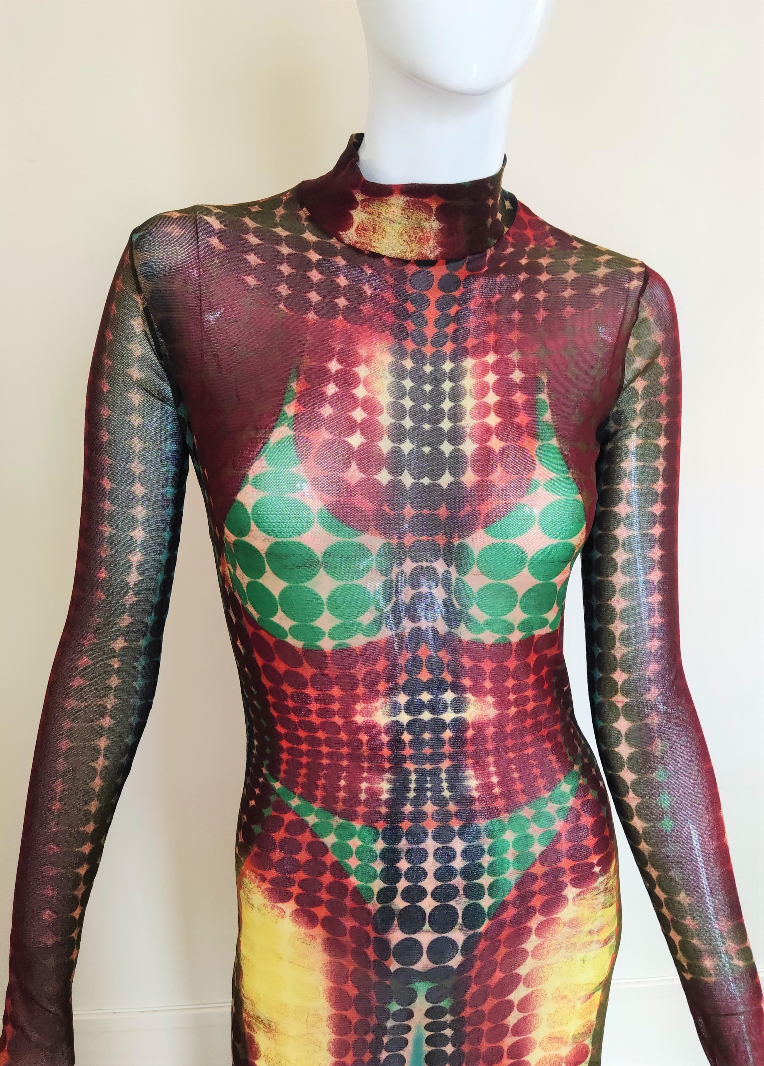 Iconic Jean Paul Gaultier Cyberdot 1995 F/W Runway Haute Couture Mad Max Victor  For Sale 2
