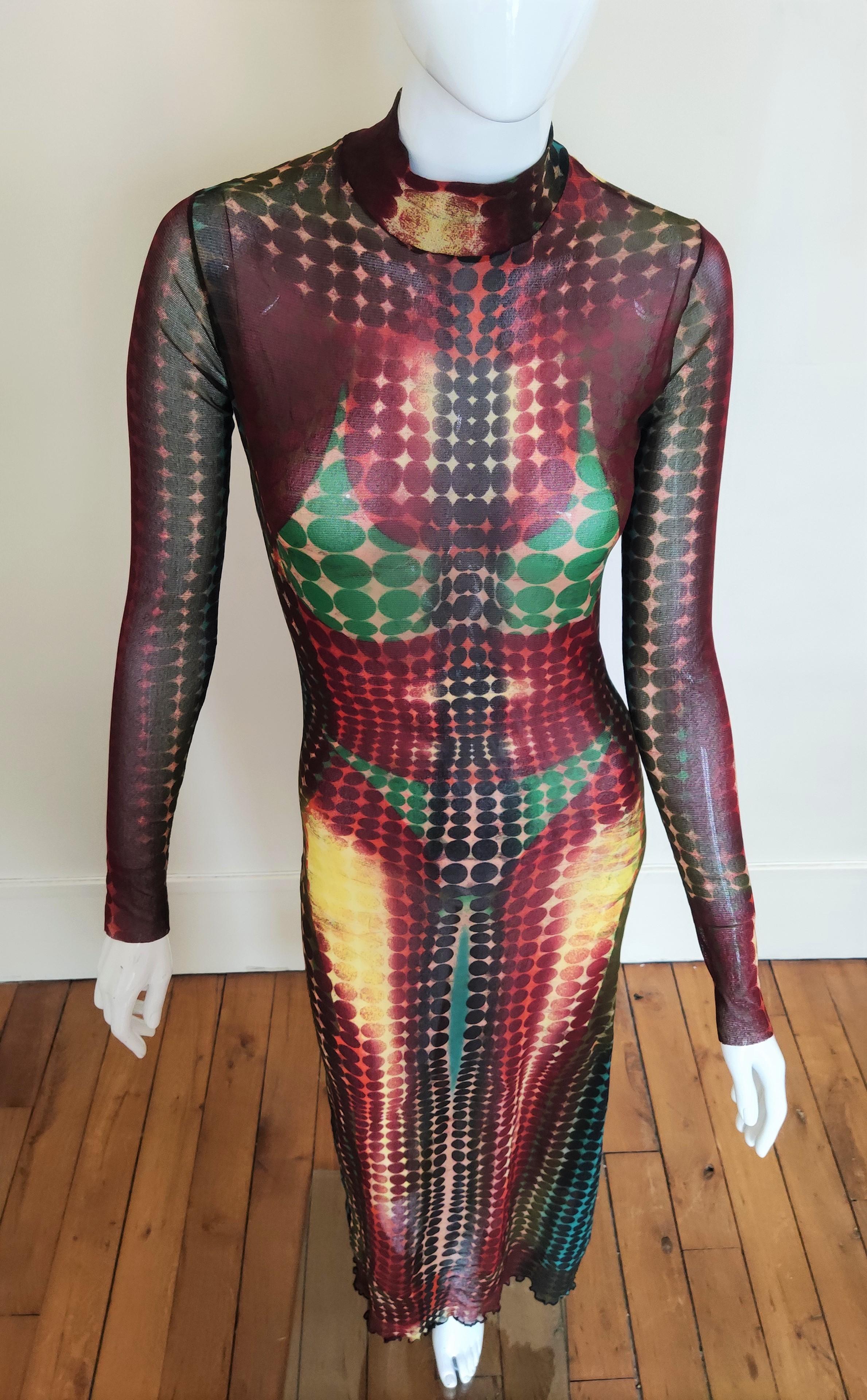 Iconic Jean Paul Gaultier Cyberdot 1995 F/W Runway Haute Couture Mad Max Victor  For Sale 3