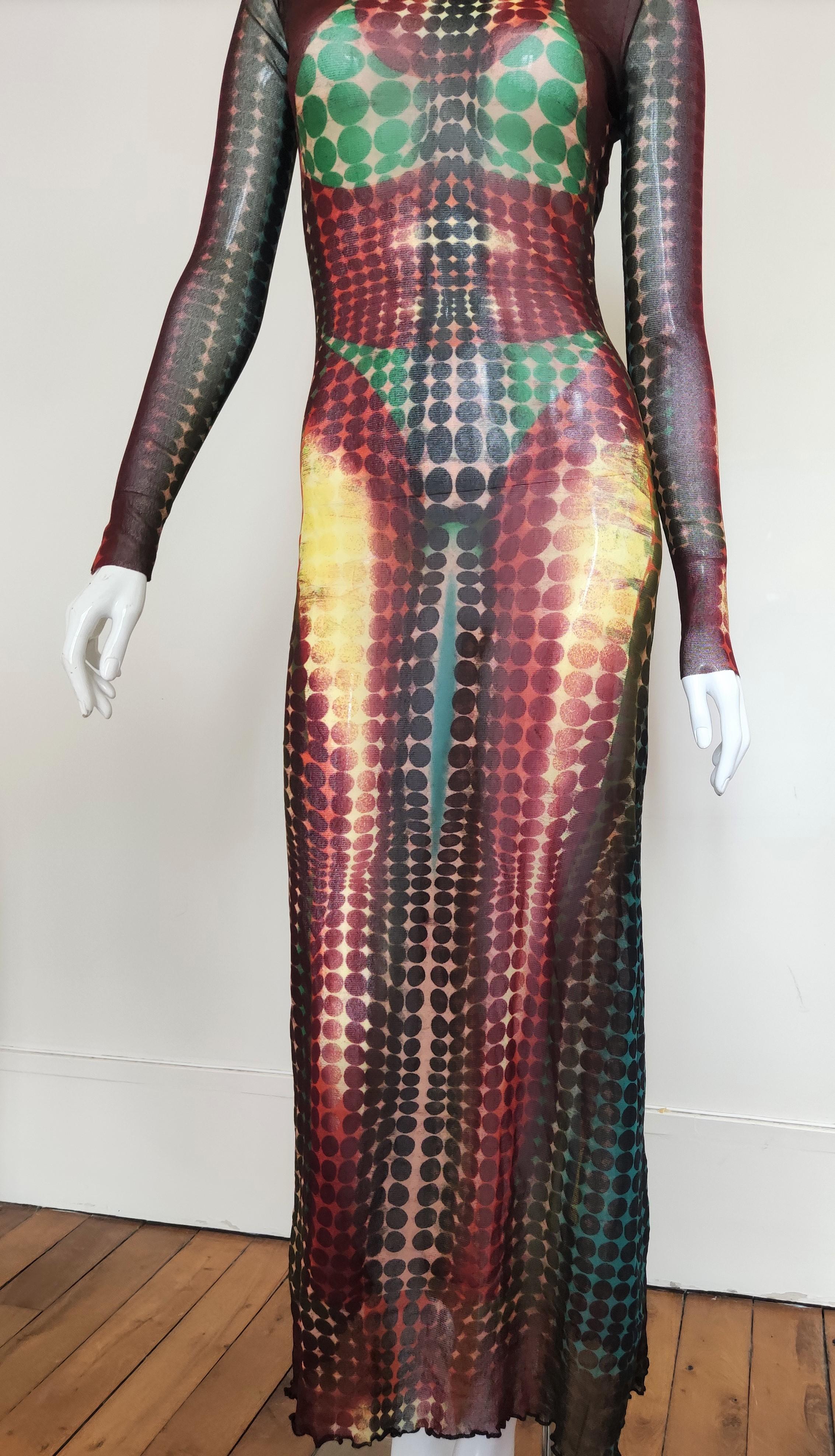 Iconic Jean Paul Gaultier Cyberdot 1995 F/W Runway Haute Couture Mad Max Victor  For Sale 4