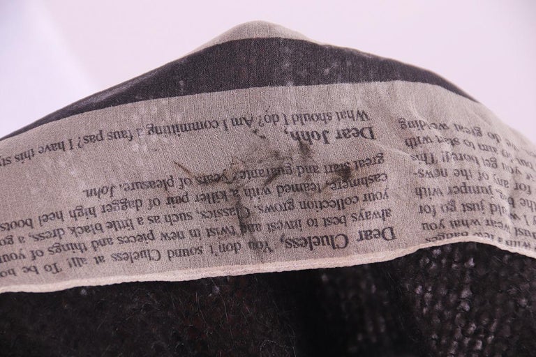John Gailiano Newspaper スカーフ John Galliano | Gazette Newsprint