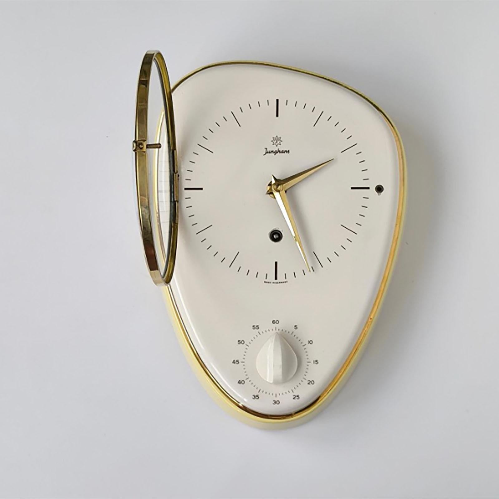 Icone Junghans, Max Bill,  Orologio da cucina in ceramica della Savoia, 