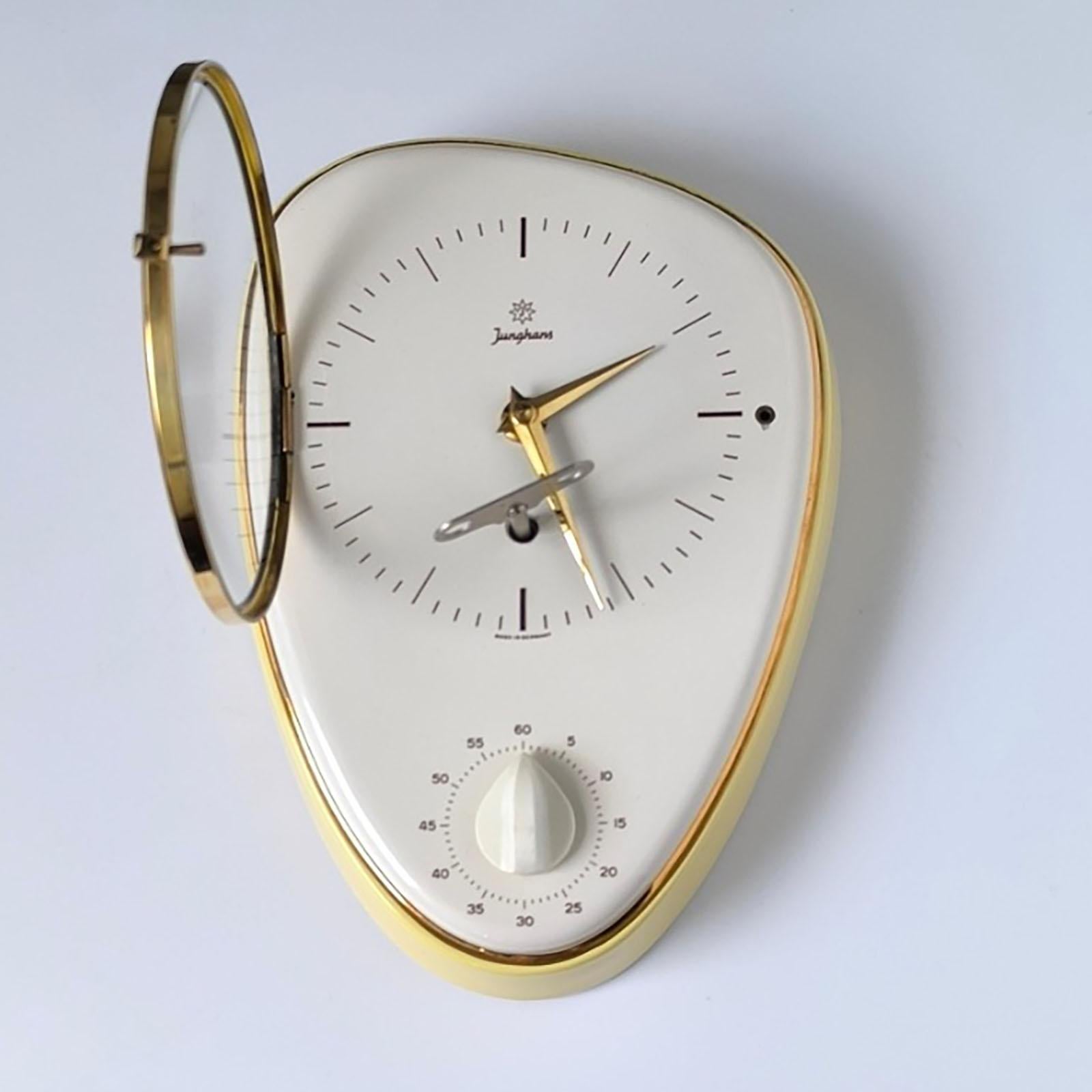 Icone Junghans, Max Bill,  Orologio da cucina in ceramica della Savoia, 
