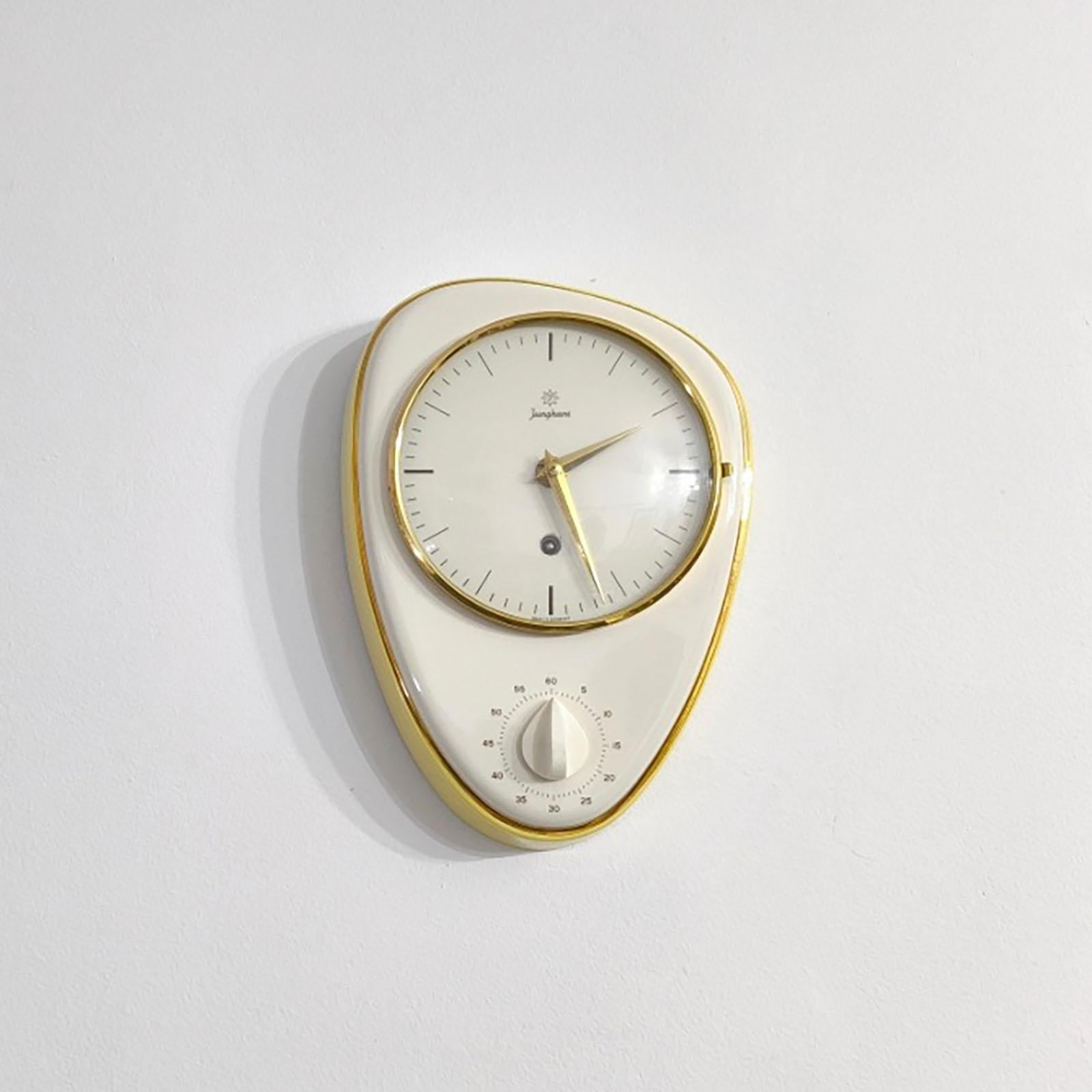 Icone Junghans, Max Bill,  Orologio da cucina in ceramica della Savoia, 