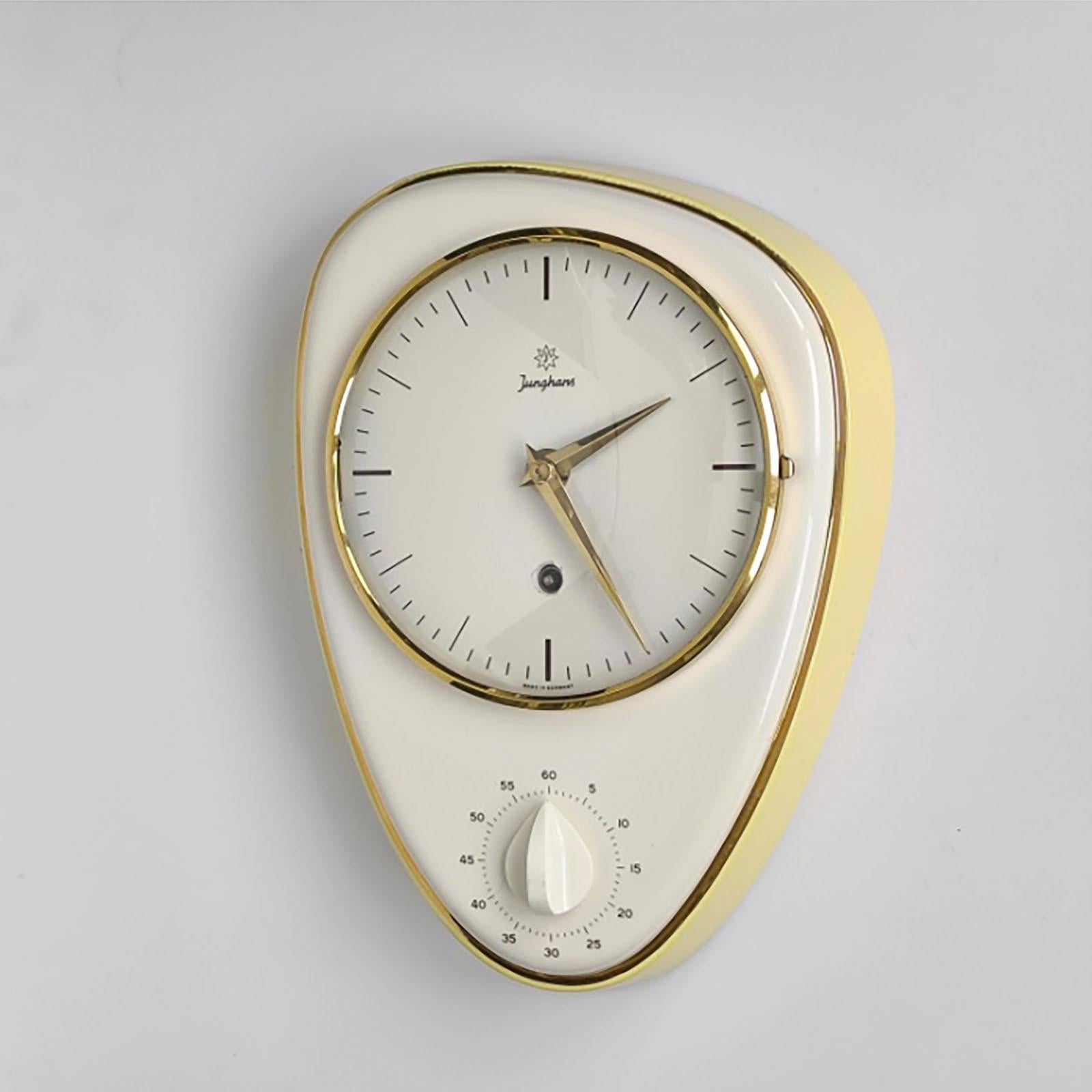 Icone Junghans, Max Bill,  Orologio da cucina in ceramica della Savoia, 