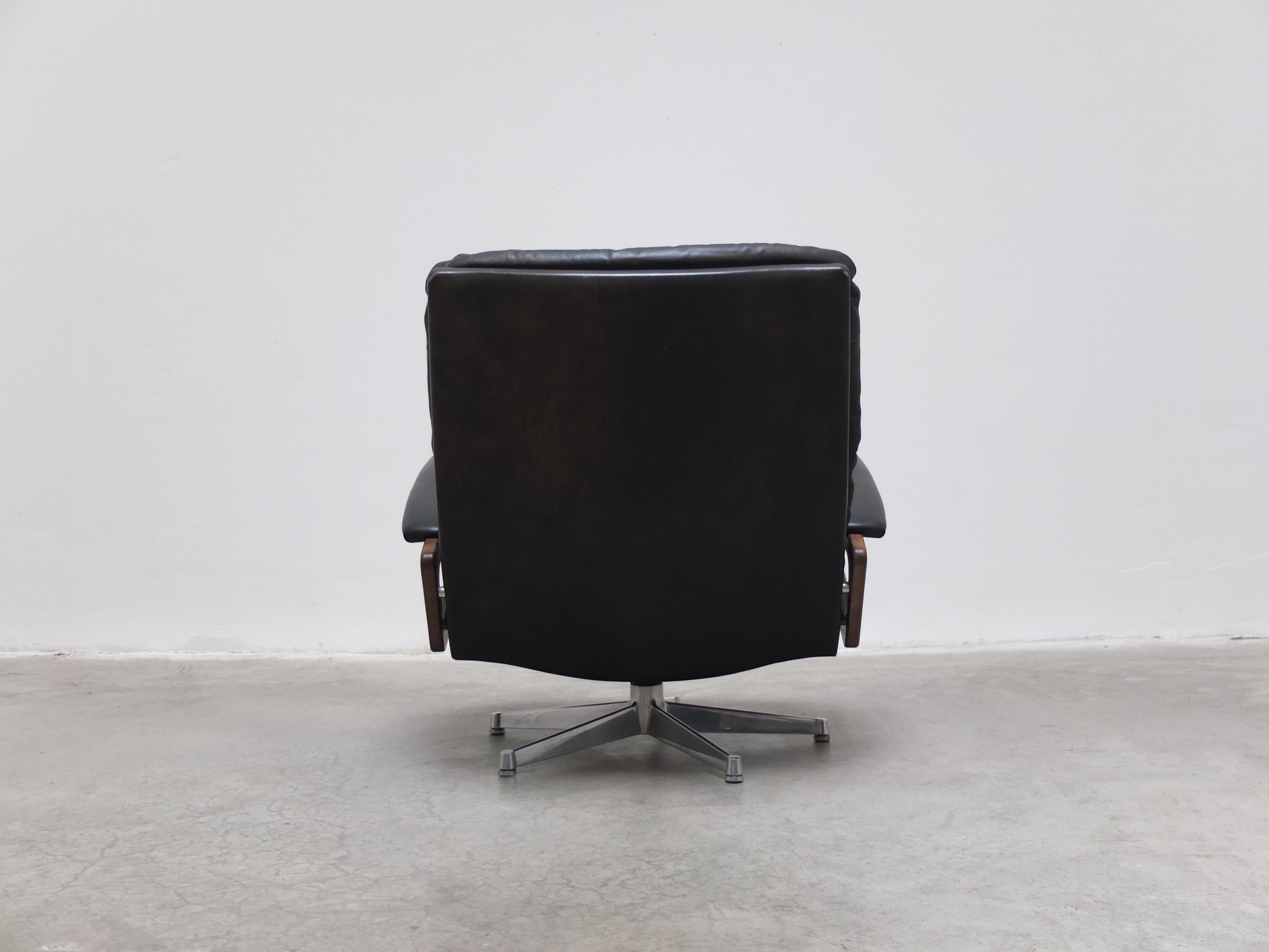 Iconic 'King' Lounge Chair by André Vandenbeuck for Strässle, 1960s For Sale 7