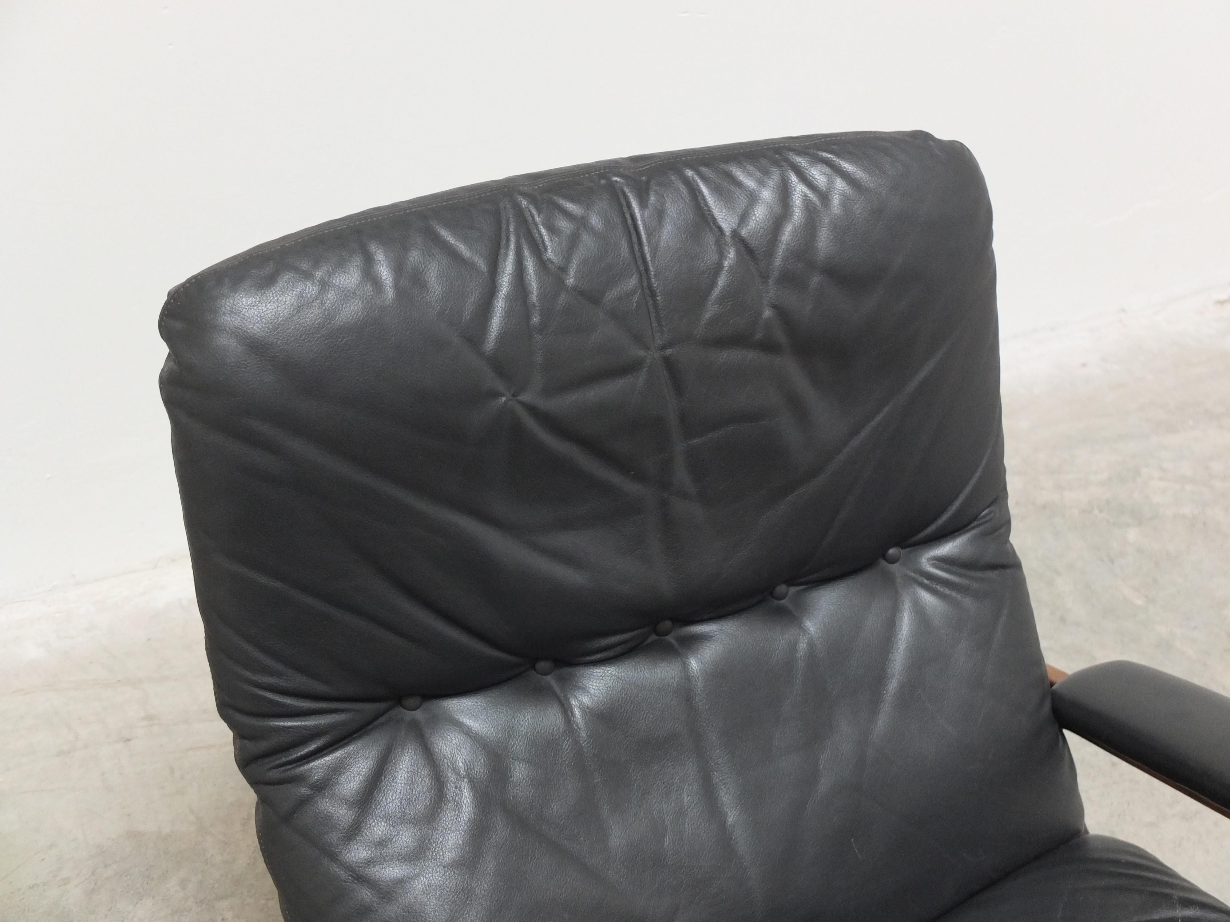 Iconic 'King' Lounge Chair by André Vandenbeuck for Strässle, 1960s For Sale 2