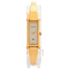 Used Iconic Ladies Gucci Ref 1500l, Heavy Gold Plate, Excellent Condition, Circa 1995