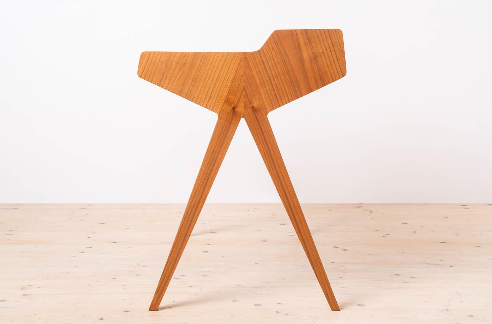Veneer Iconic Lady Desk by Helmut Magg for WK Möbel, Mid Century Modern, Germany, 1950s For Sale