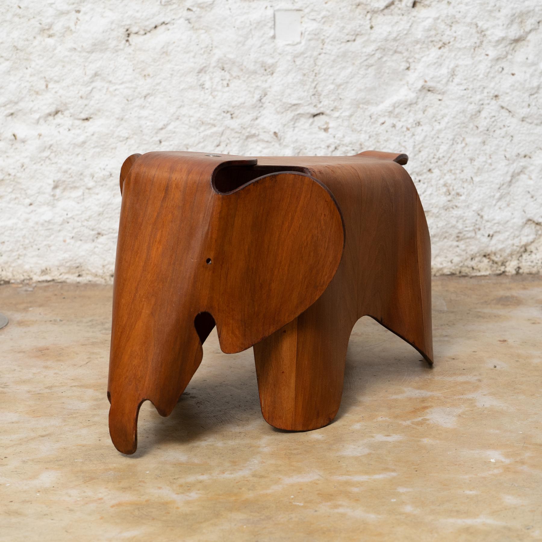 German Iconic Legacy: Eames Wood Elephant Stool for Vitra, circa 2000 For Sale