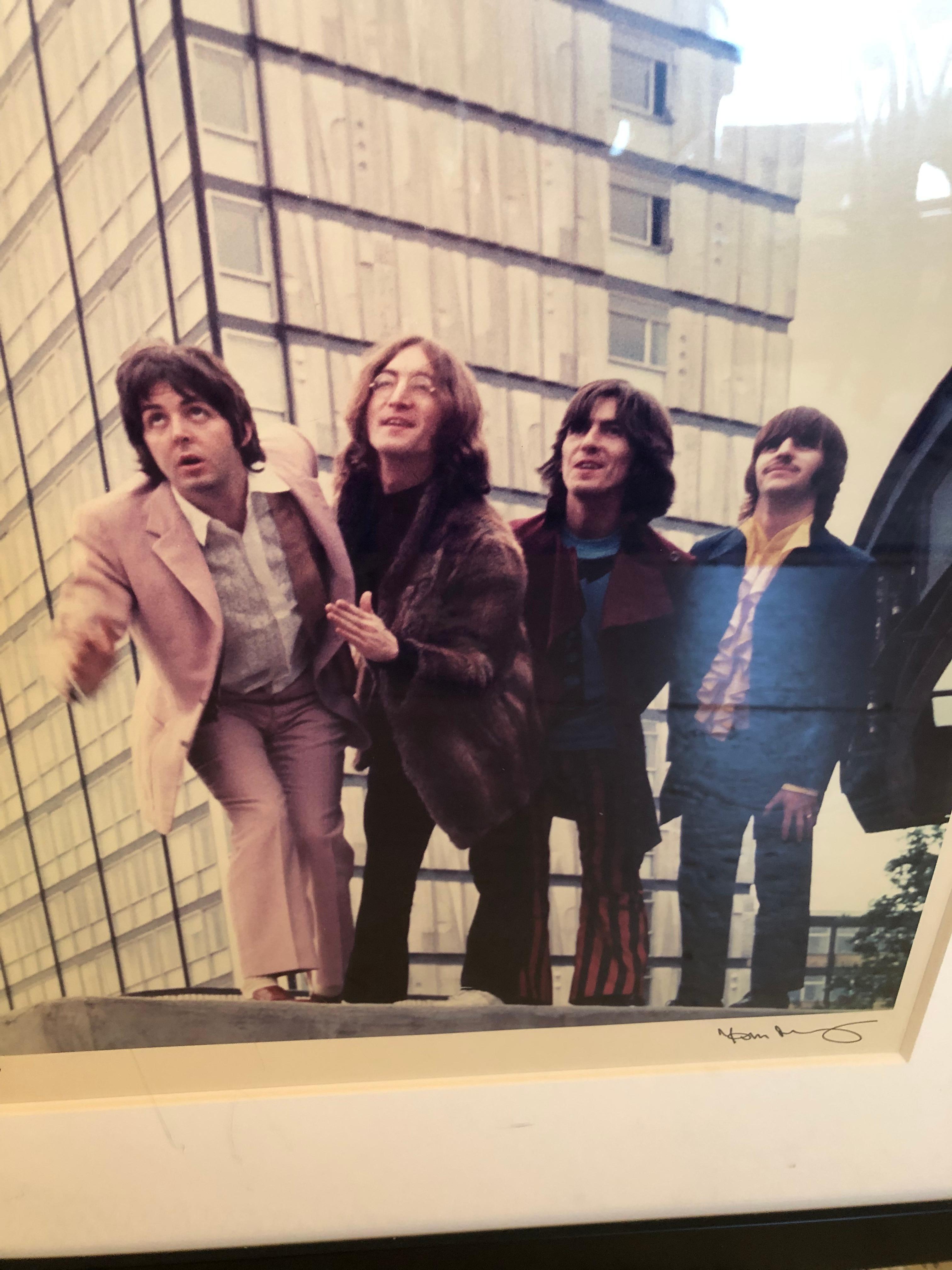 Iconic Limited Edition Signed Tom Murray Art Photograph of The Beatles In Good Condition In Hopewell, NJ