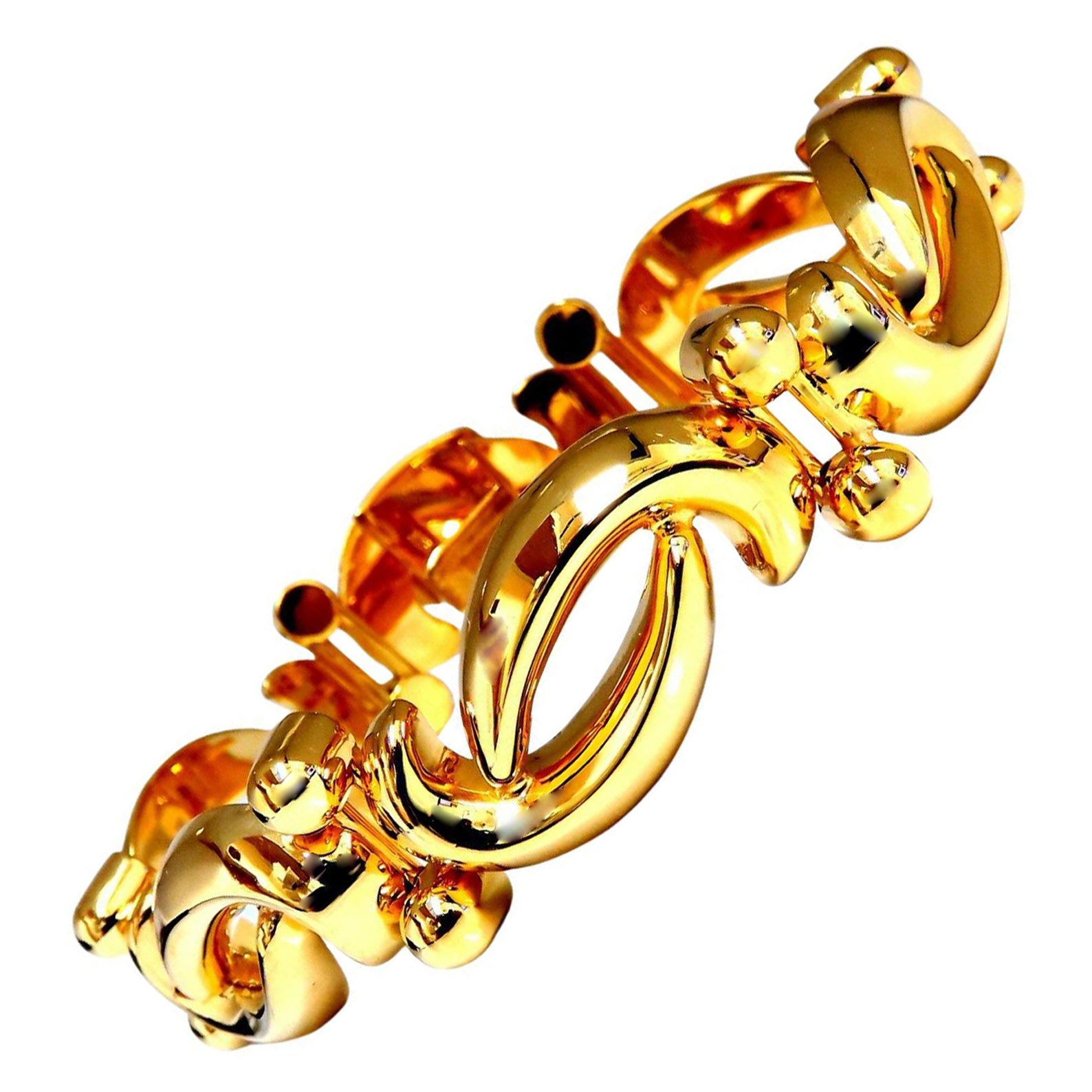 Bracciale largo Iconic Link 14kt* in vendita