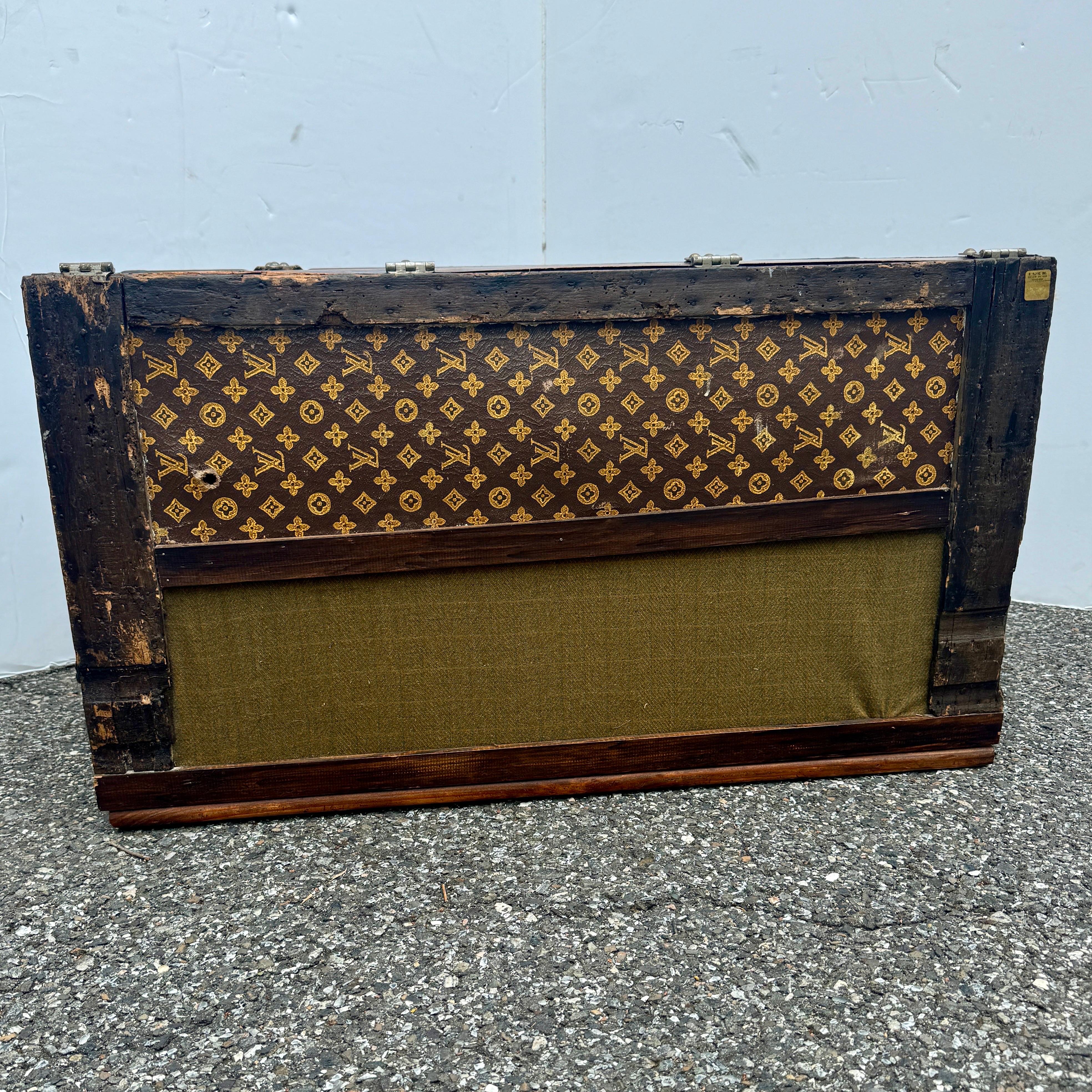 Iconico baule Monogram di Louis Vuitton, anni 1910-1920 circa in vendita 7