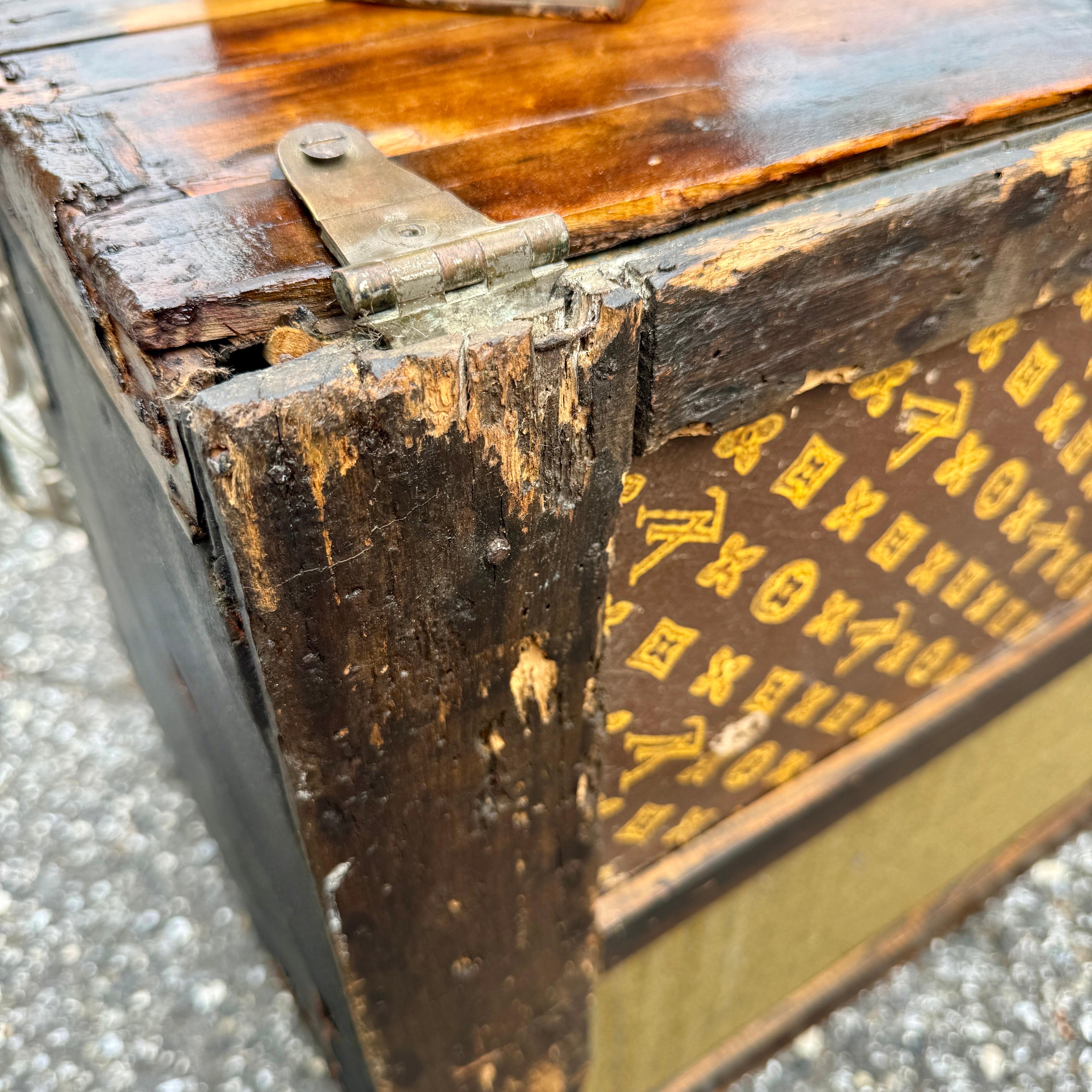 Iconico baule Monogram di Louis Vuitton, anni 1910-1920 circa in vendita 8