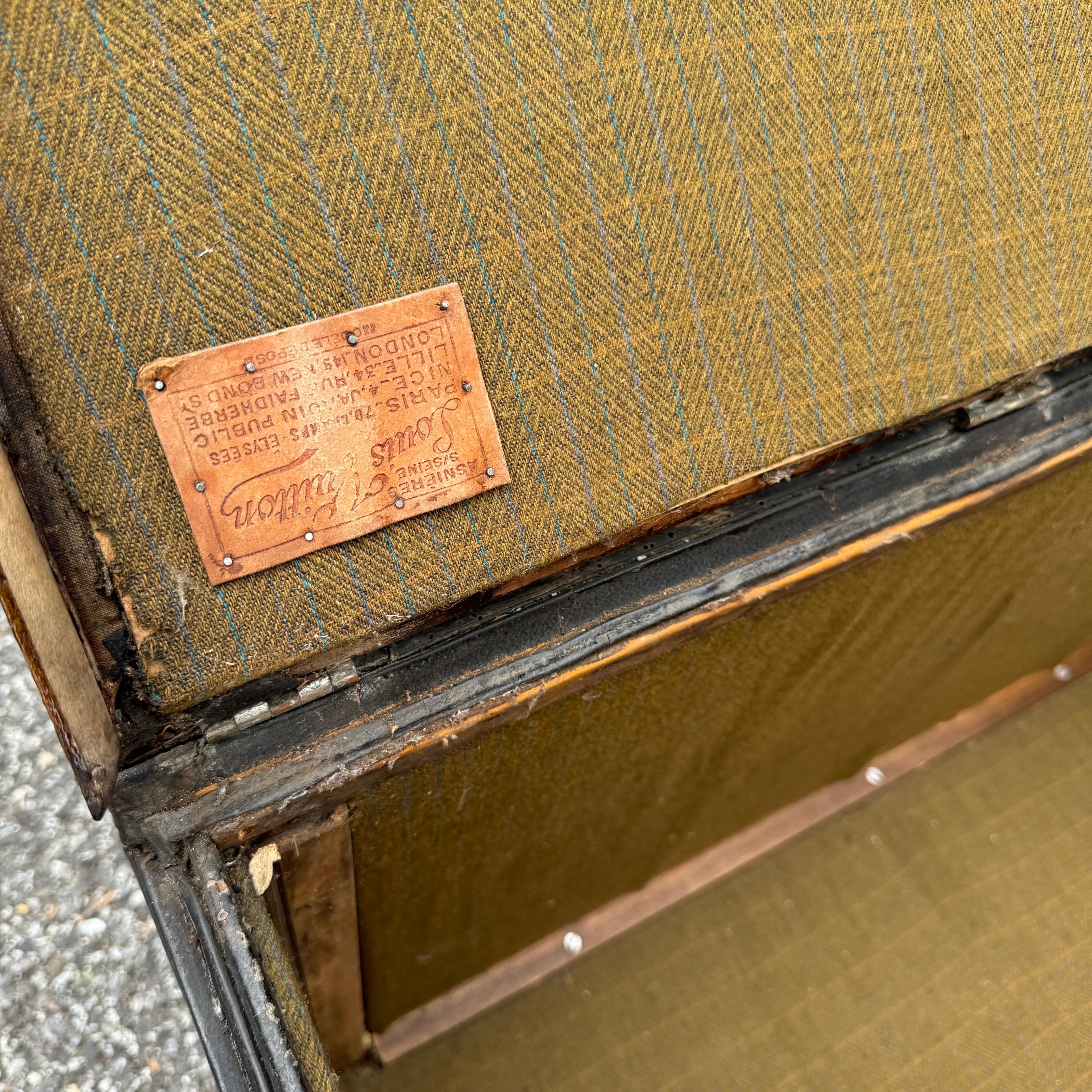 Grand Tour Iconico baule Monogram di Louis Vuitton, anni 1910-1920 circa in vendita