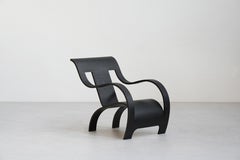 Iconic Lounge Chair by Gerald Summers Reedition in plywood in black, 2024