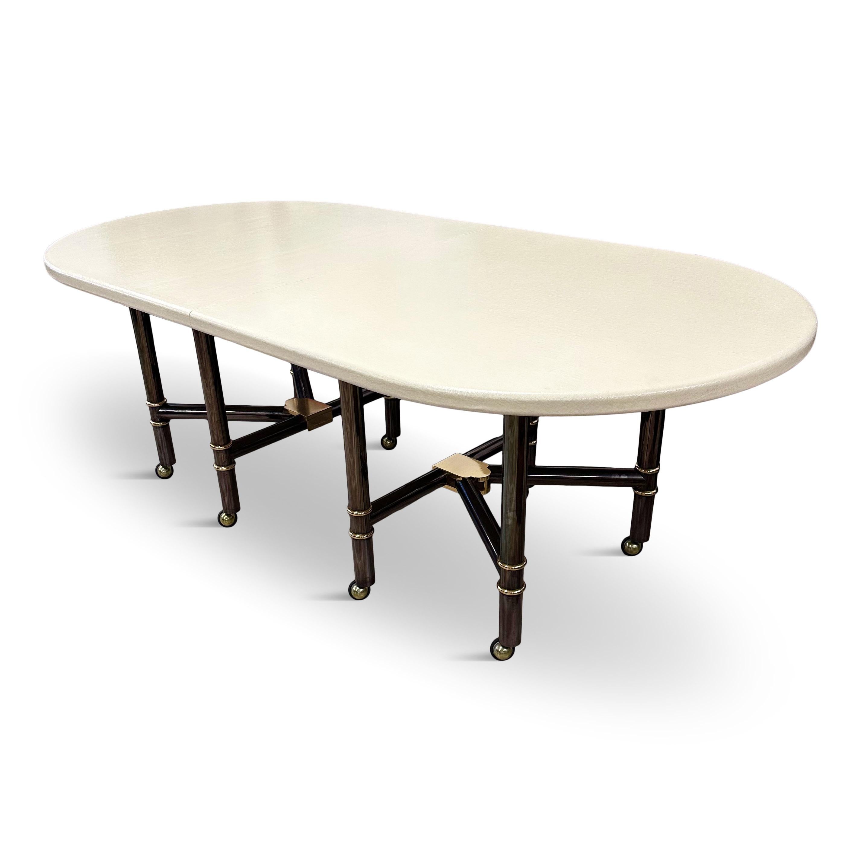 Hollywood Regency Iconic Maison Jansen Dining Table Royale, France, circa 1970 For Sale