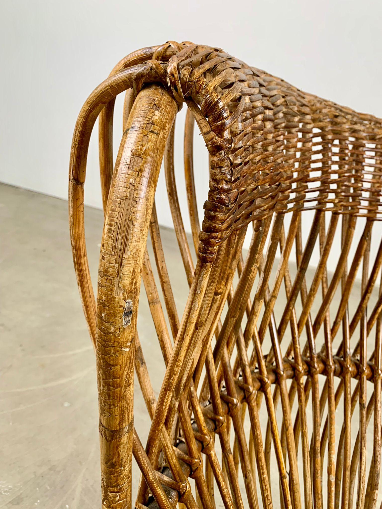Ikonischer Sessel Margherita von Franco Albini für Bonacina, Italien, 1950er Jahre im Angebot 3