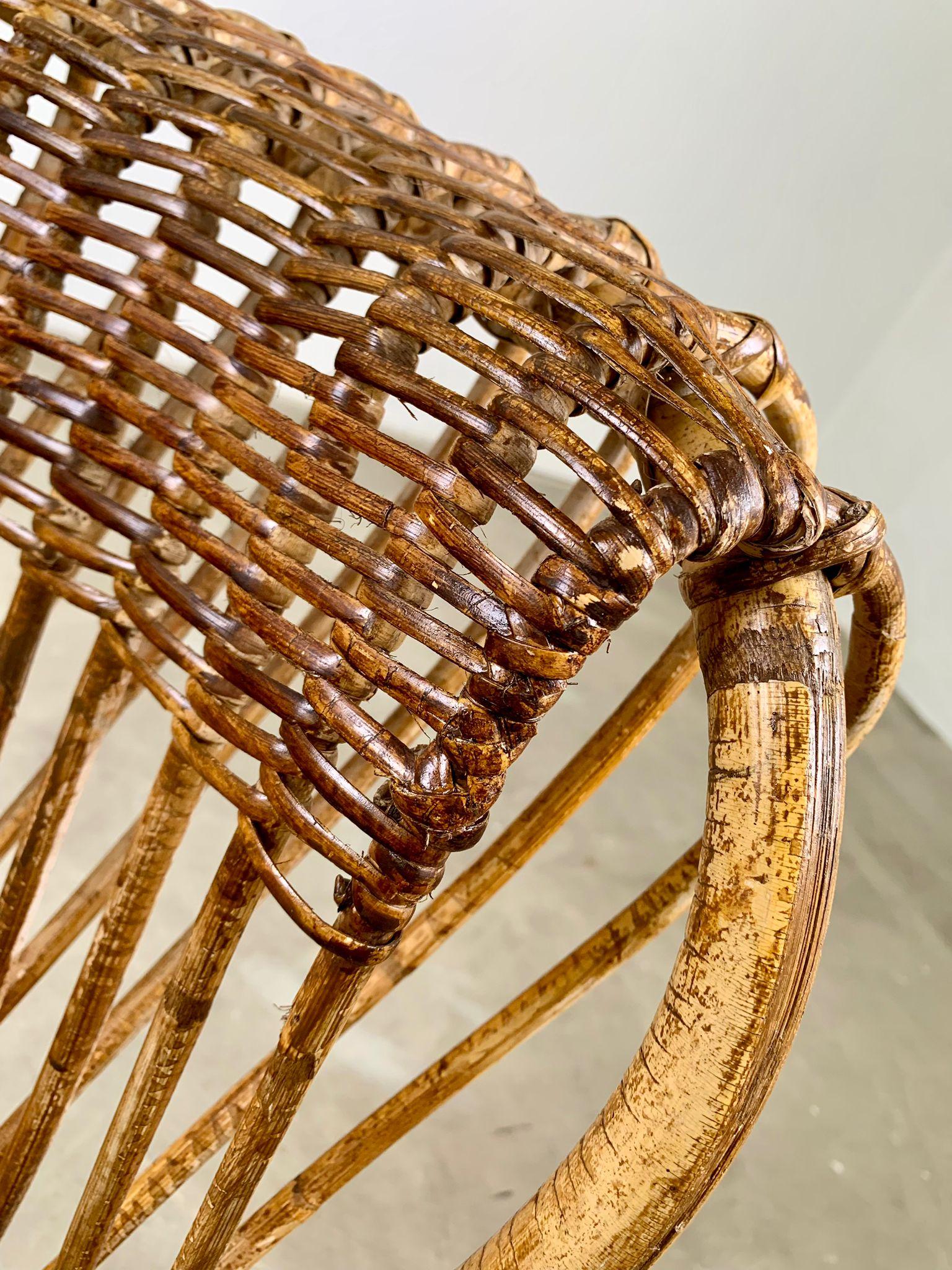Ikonischer Sessel Margherita von Franco Albini für Bonacina, Italien, 1950er Jahre im Angebot 6