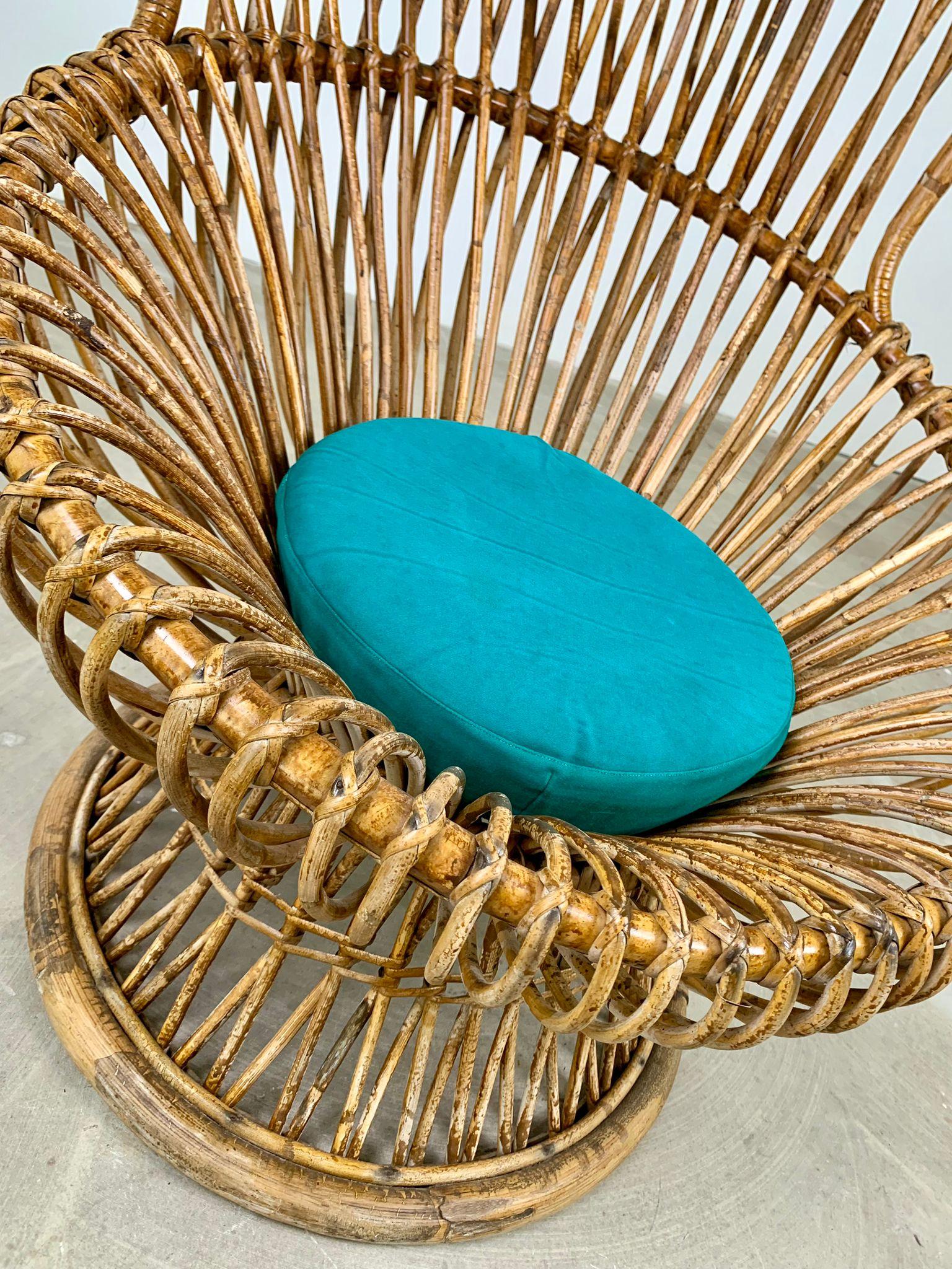 Ikonischer Sessel Margherita von Franco Albini für Bonacina, Italien, 1950er Jahre im Angebot 1