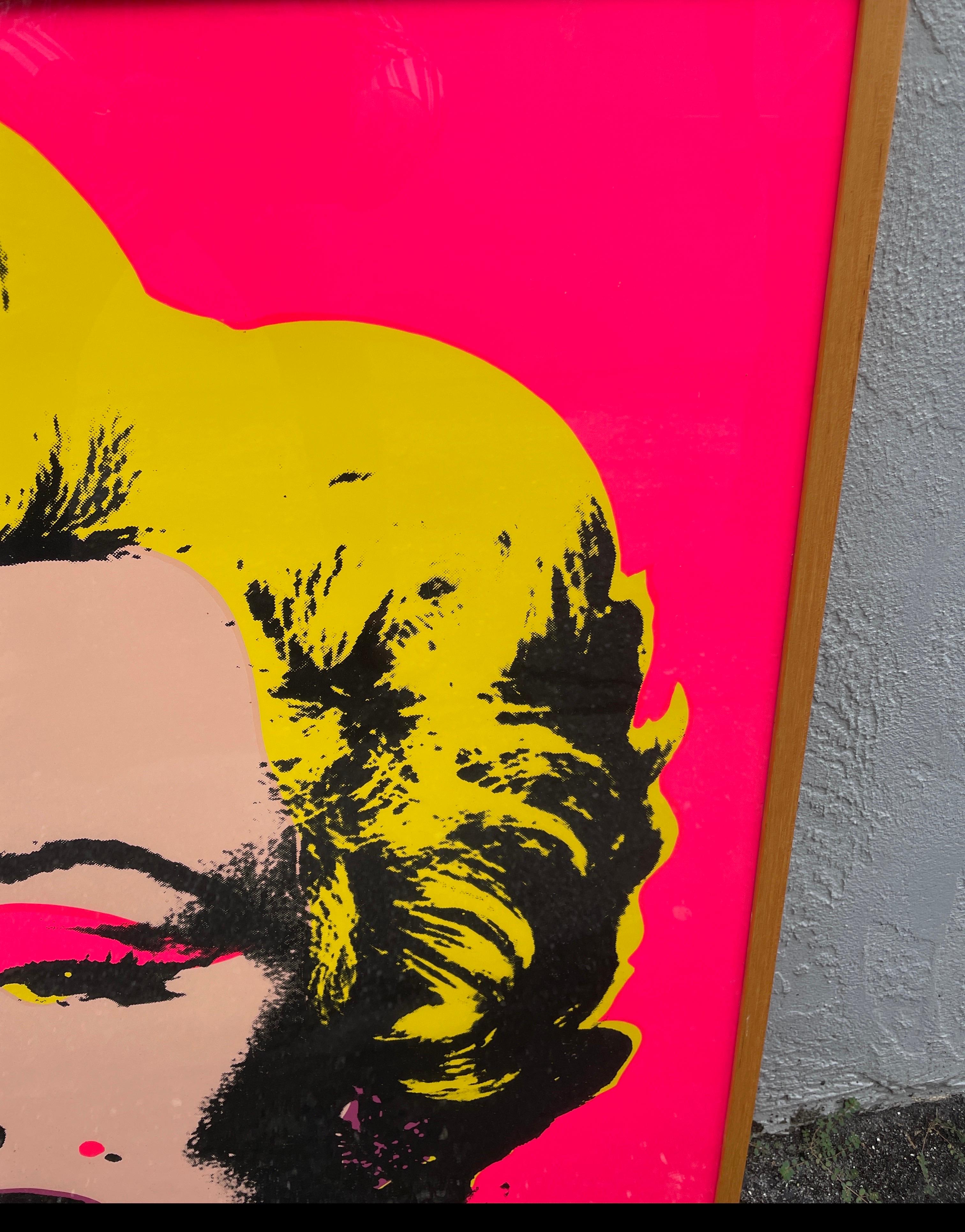 Iconic Marilyn by Andy Warhol In Good Condition For Sale In West Palm Beach, FL
