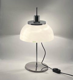 Iconic Metal and Acrylic Table Lamp 'Faro' by Harvey Guzzini, 1970s