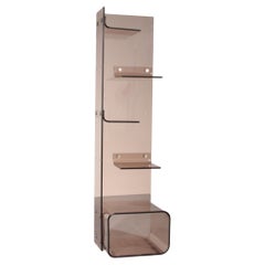 Icône de la bibliothèque en plexiglas de Michel Dumas - 1970 French Space AGE Design