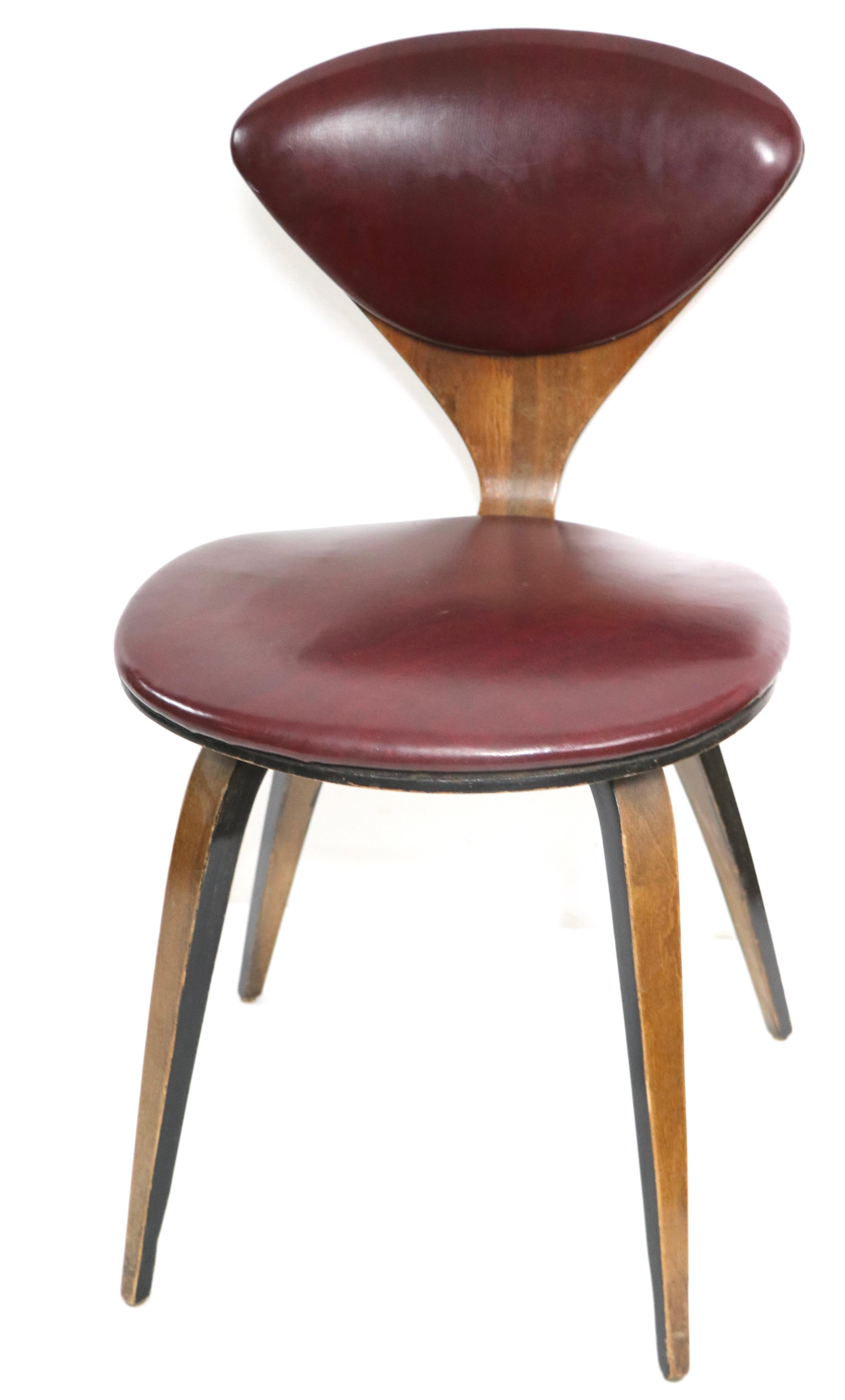 Iconic Mid Century Cherner Plycraft Bent Ply Chair For Sale 1