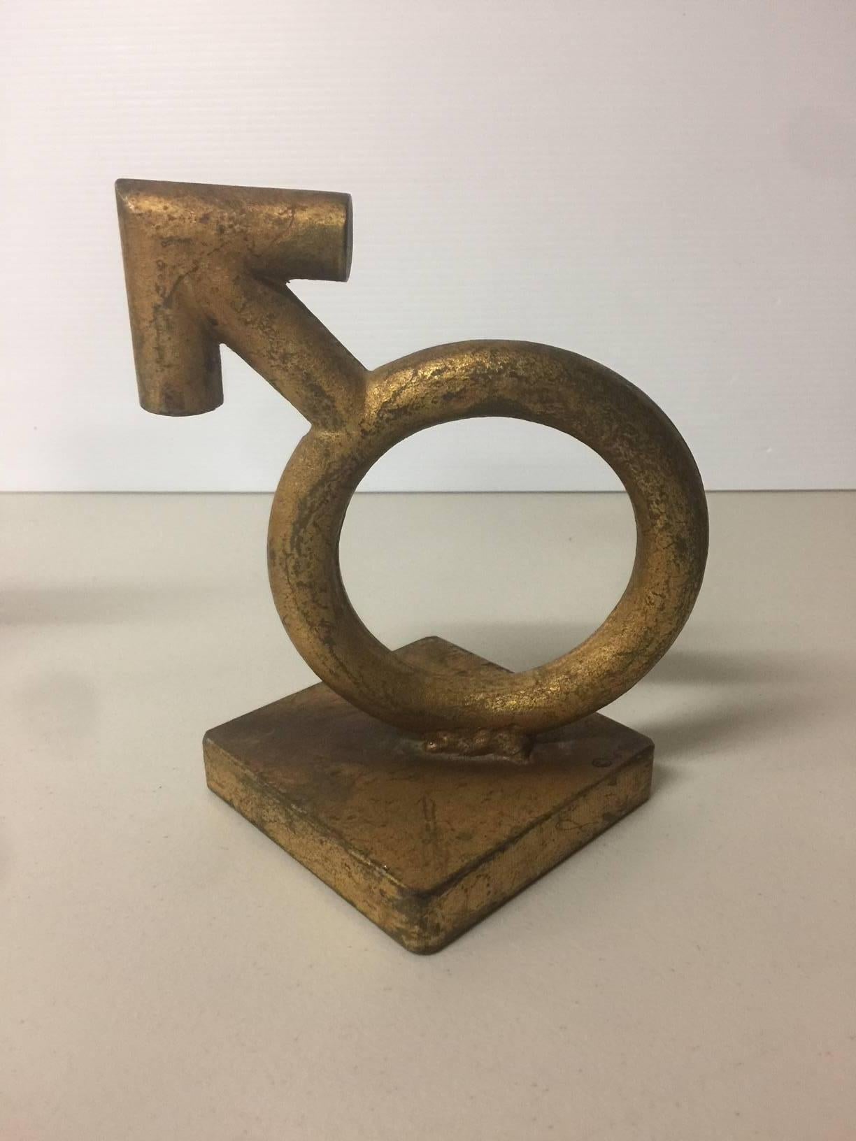 American Iconic Midcentury Gender Symbol / Sex Bookends by C. Jere For Sale