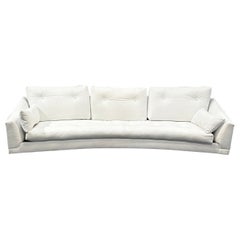 Iconic Mid-Century Modern Adrian Pearsall Platform Sofa on Walnut Base