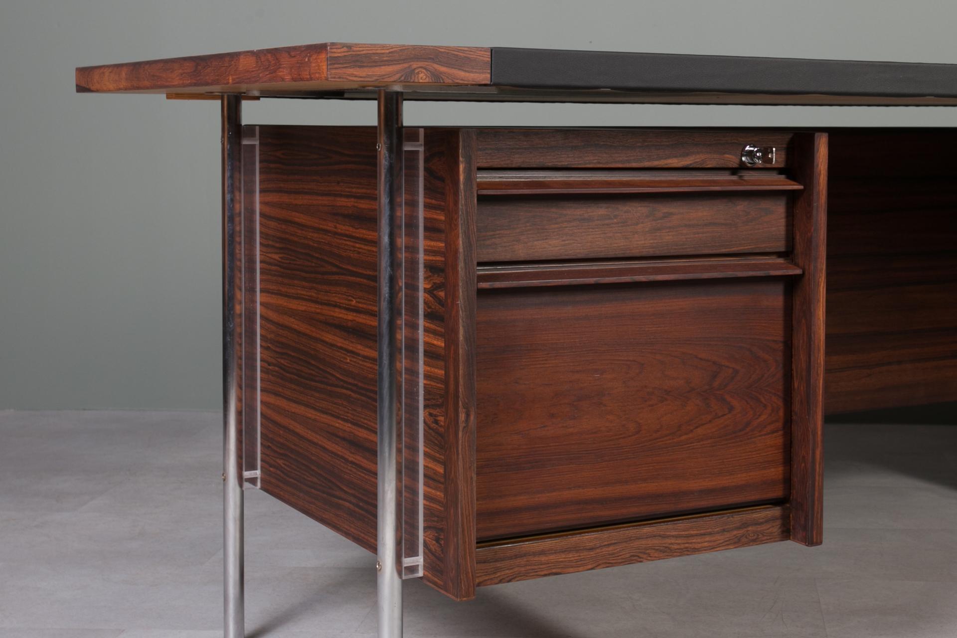 Iconic Mid Century Modern Desk by Svend Ivar Dysthe, Dokka Mobler, Norway, 1960s For Sale 6