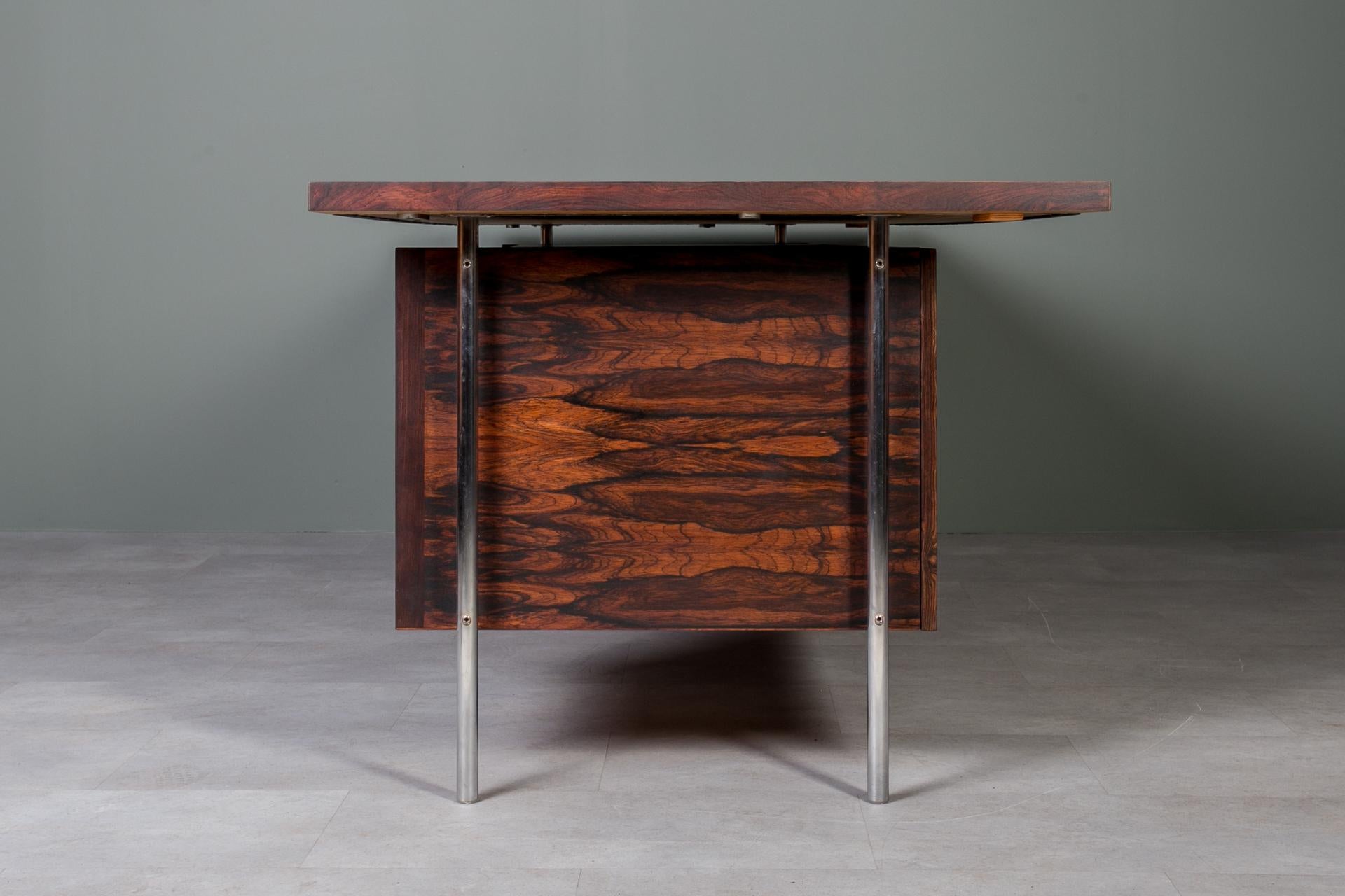 Iconic Mid Century Modern Desk by Svend Ivar Dysthe, Dokka Mobler, Norway, 1960s For Sale 7