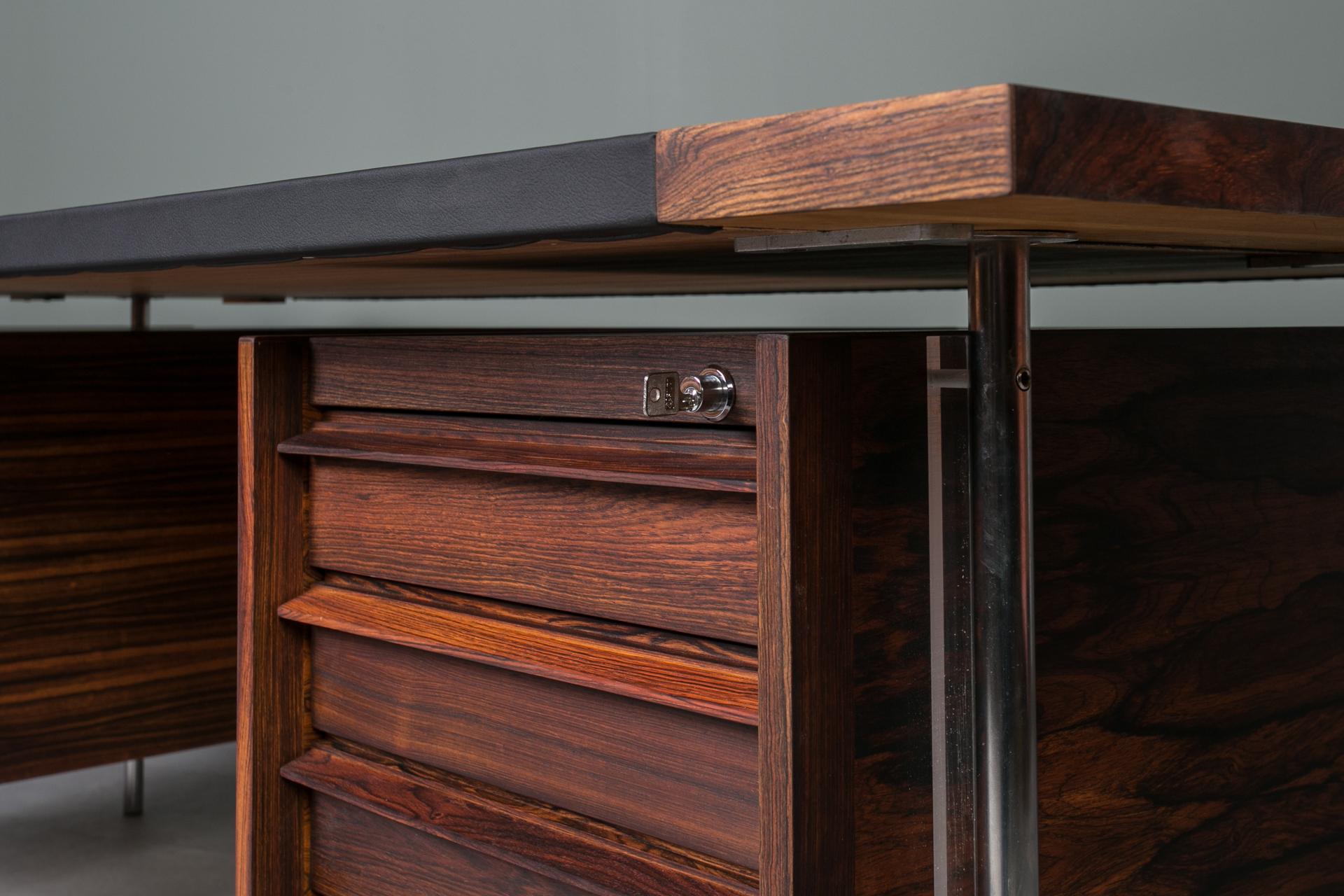 Iconic Mid Century Modern Desk by Svend Ivar Dysthe, Dokka Mobler, Norway, 1960s For Sale 8